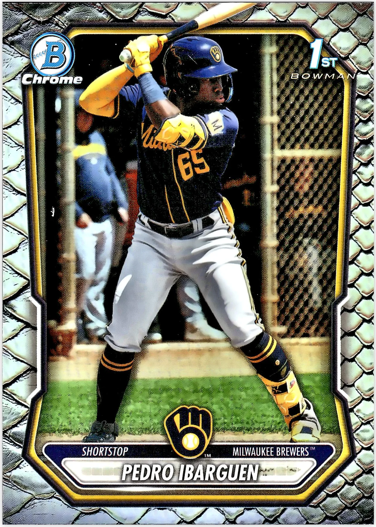 Pedro Ibarguen #BCP-140 Reptilian 2026 Baseball baseball card - Front