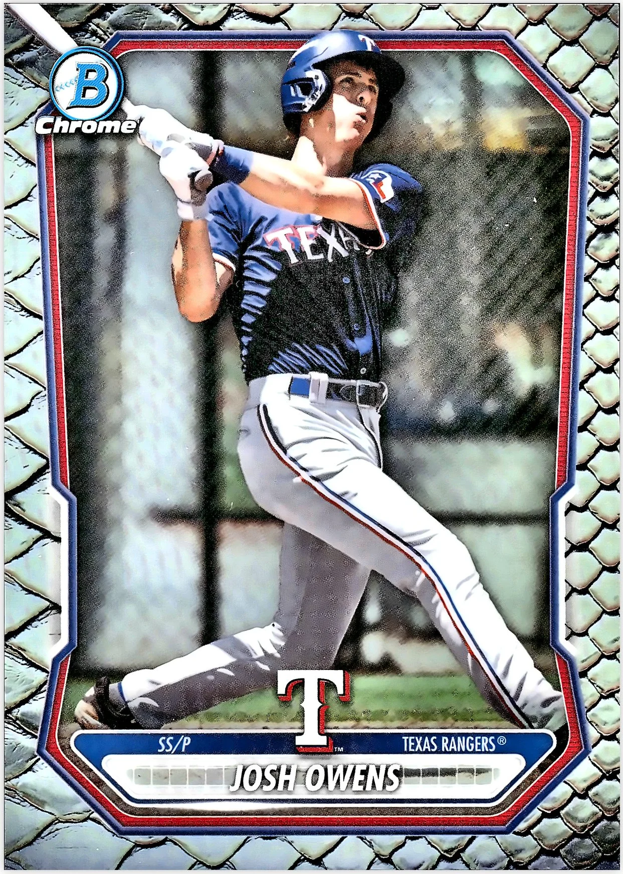 Josh Owens #BCP-62 Reptilian 2026 Baseball baseball card - Front