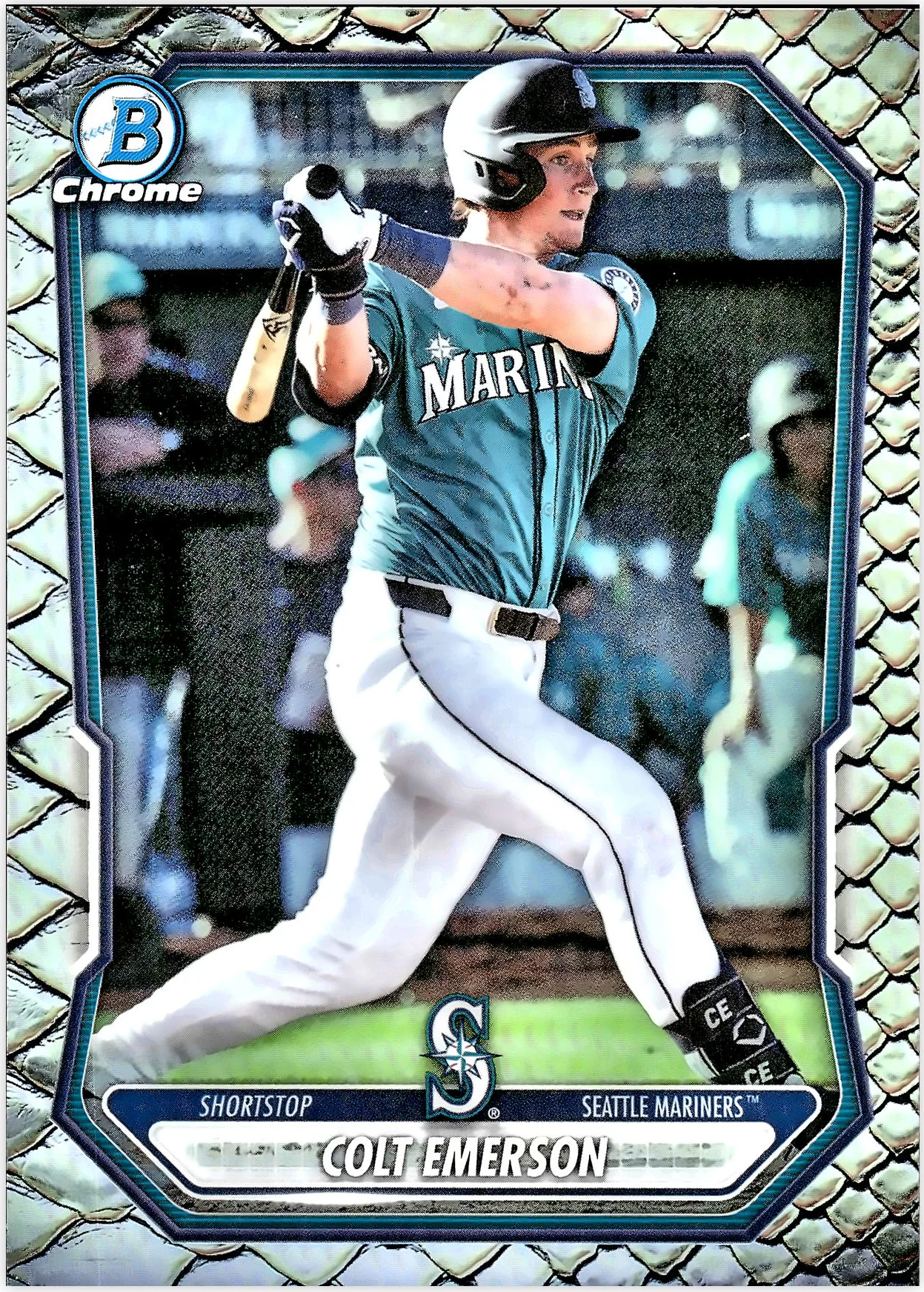 Colt Emerson #BCP-108 Reptilian 2026 Baseball baseball card - Front