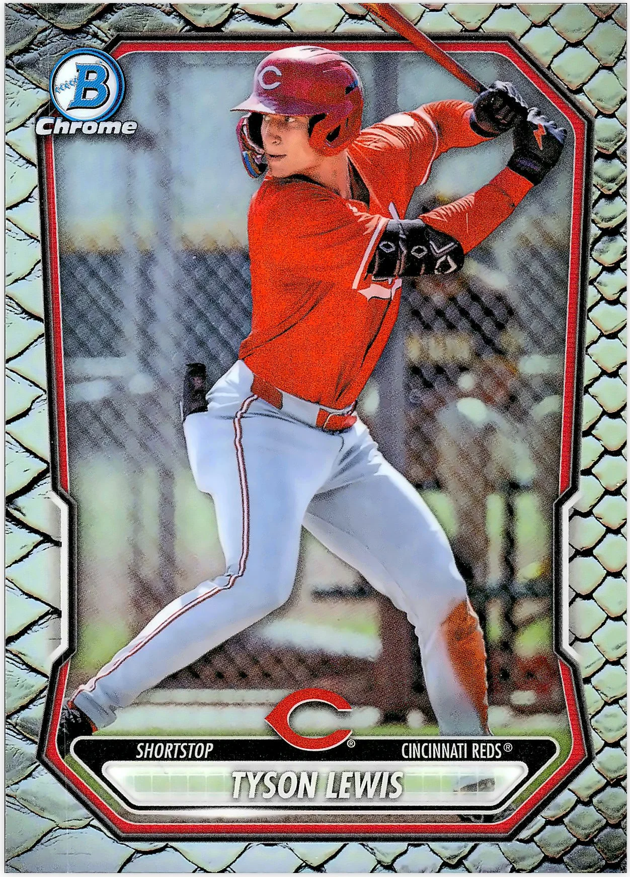 Tyson Lewis #BCP-5 Reptilian 2026 Baseball baseball card - Front
