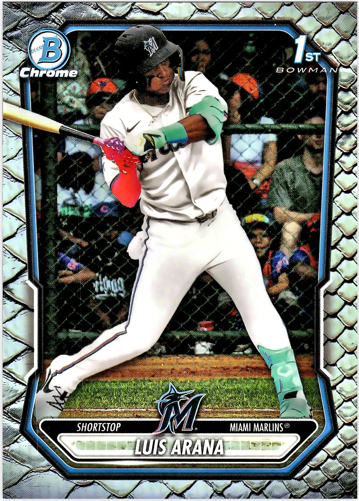 Luis Arana #BCP-72 Reptilian 2026 Baseball baseball card - Front
