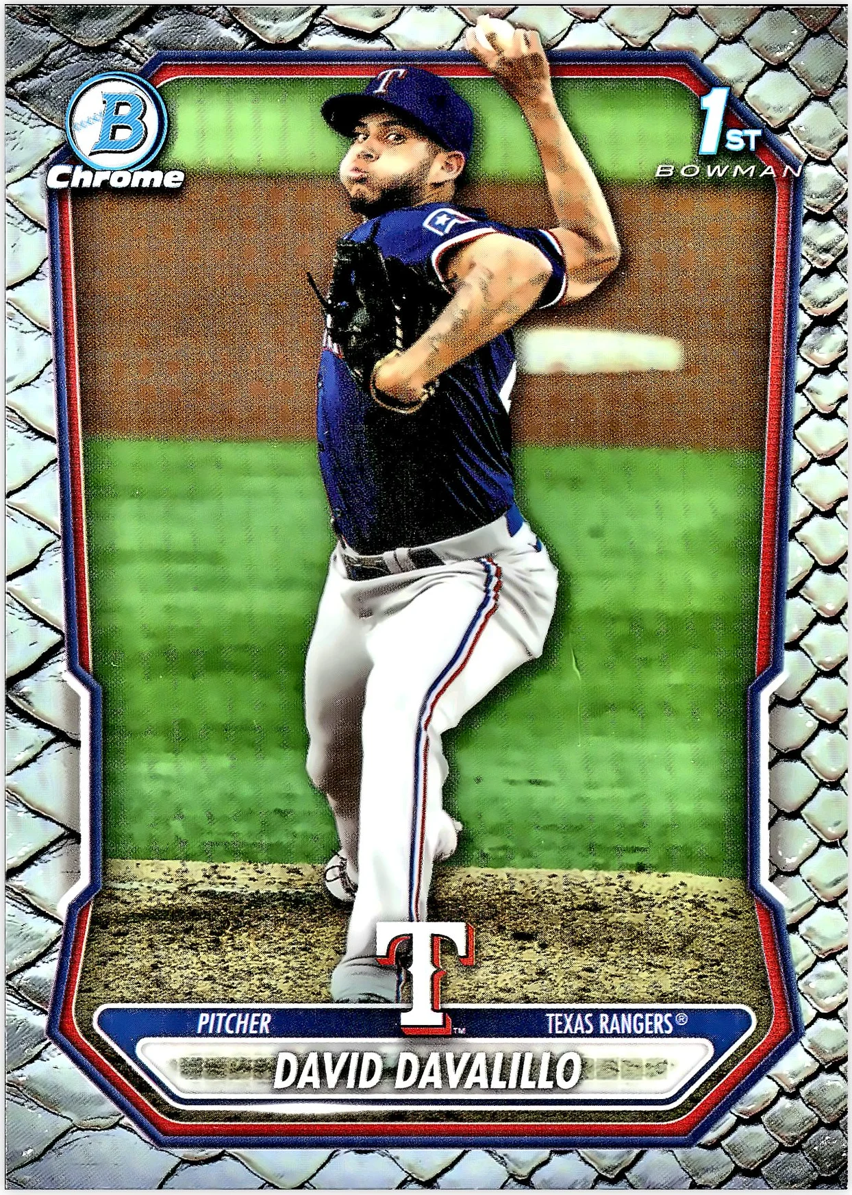 David Davalillo #BCP-42 Reptilian 2026 Baseball baseball card - Front