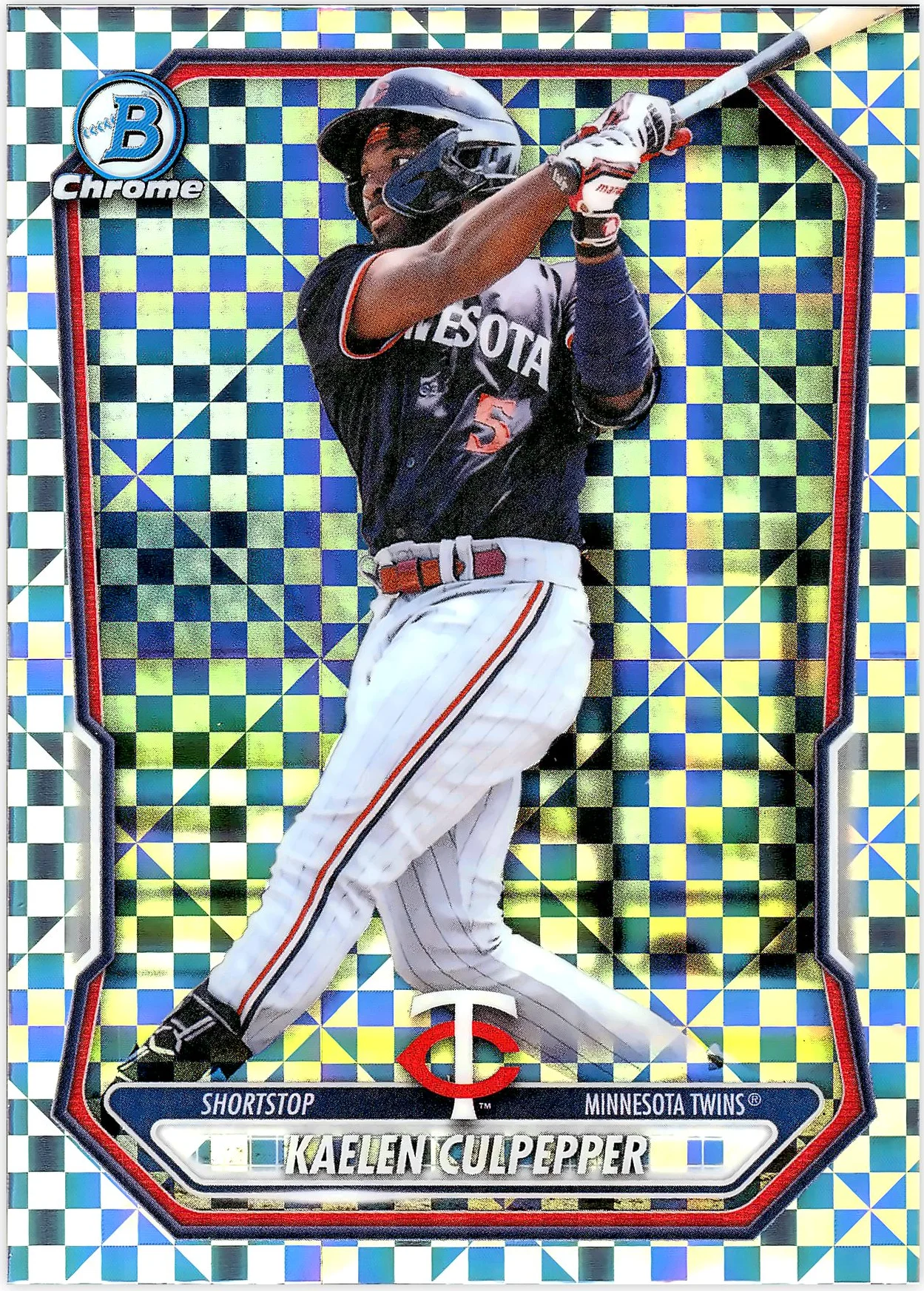 Kaelen Culpepper #BCP-143 X-Fractor 2026 Baseball baseball card - Front