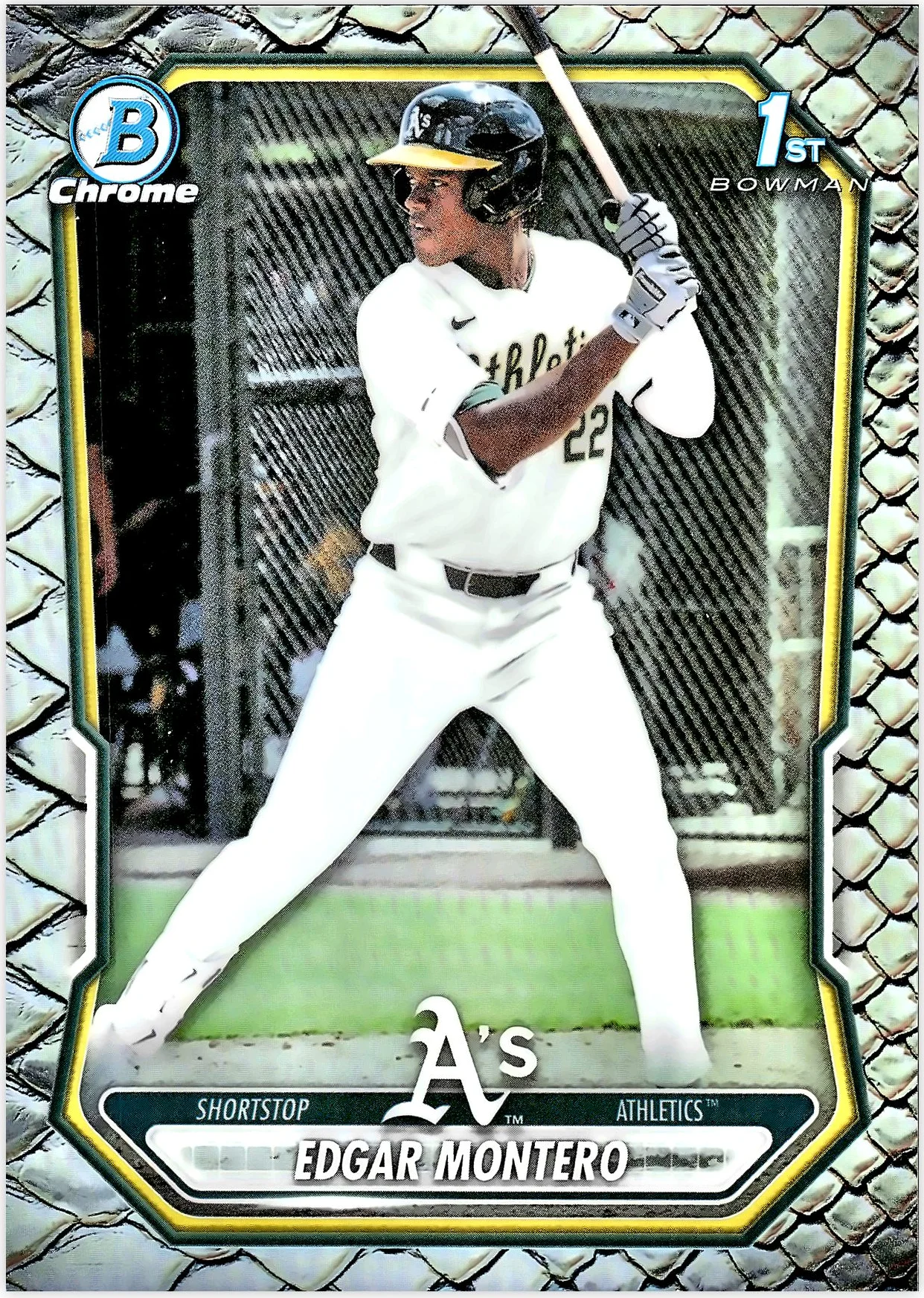 Edgar Montero #BCP-139 Reptilian 2026 Baseball baseball card - Front