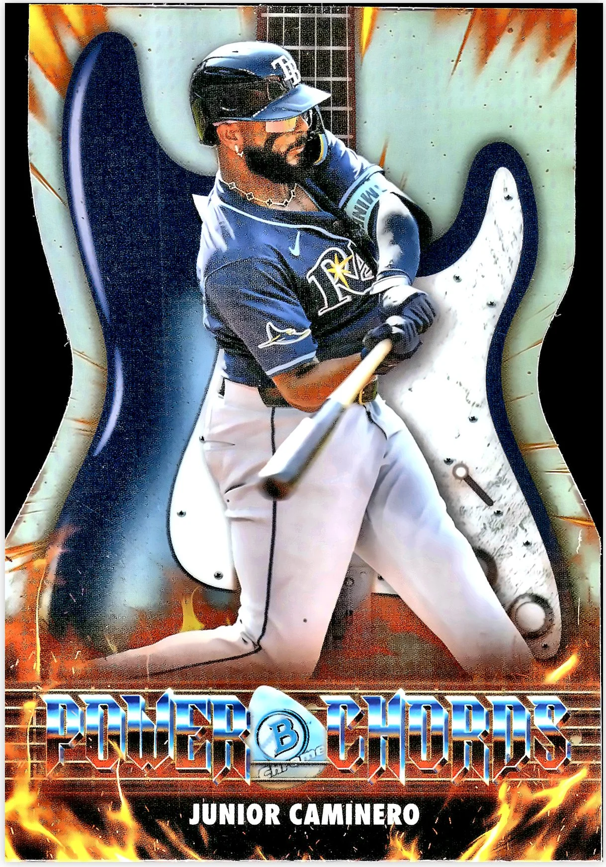Junior Caminero #PC-23 Power Chords 2026 Baseball baseball card - Front