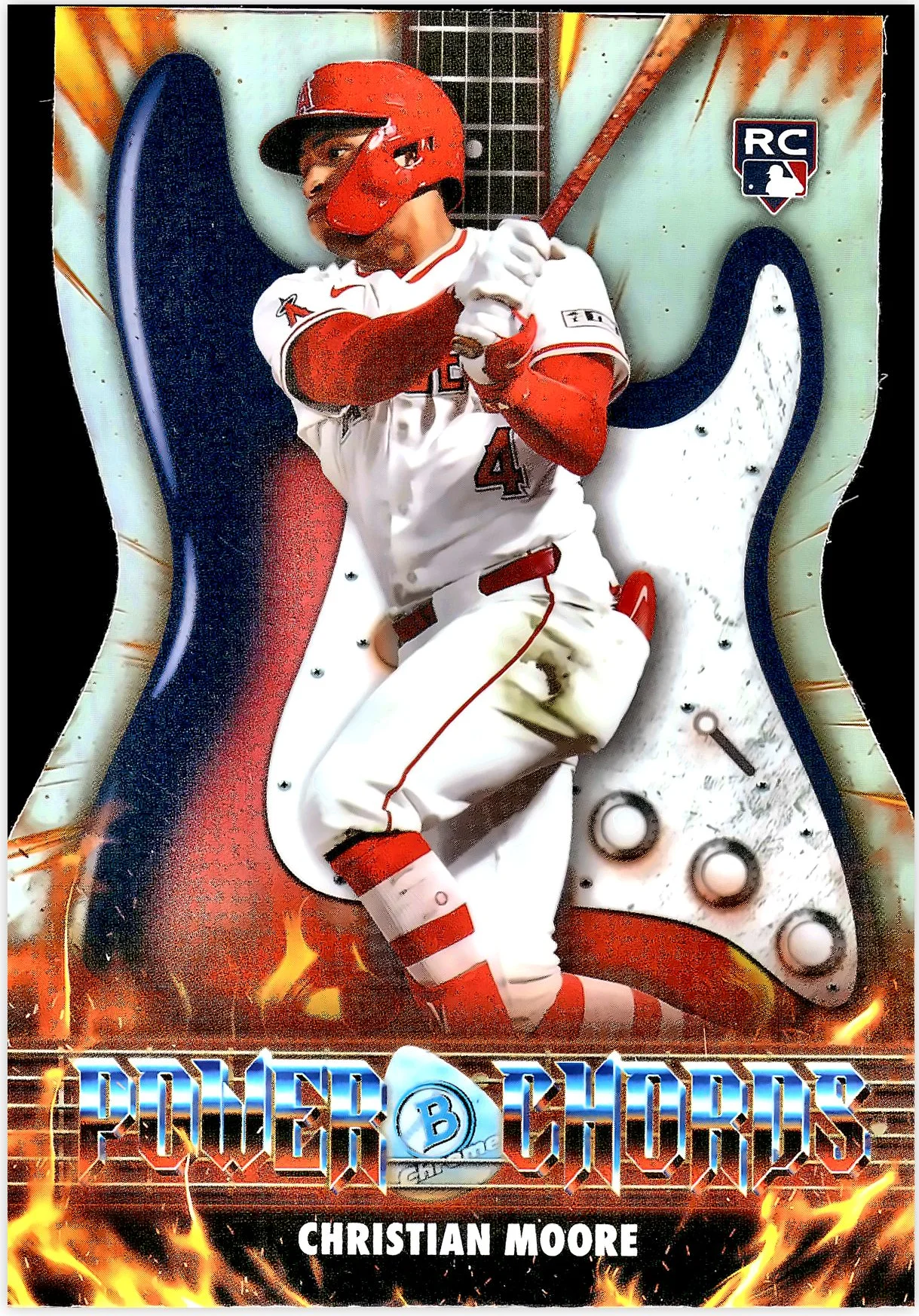 Christian Moore #PC-19 Power Chords Rookie Card 2026 Baseball baseball rookie card - Front