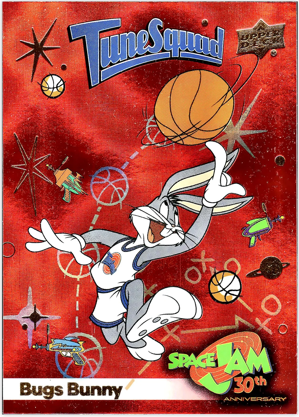 Bugs Bunny #9 Fly High 2026 Space Jam 30th Anniversary trading card - Front
