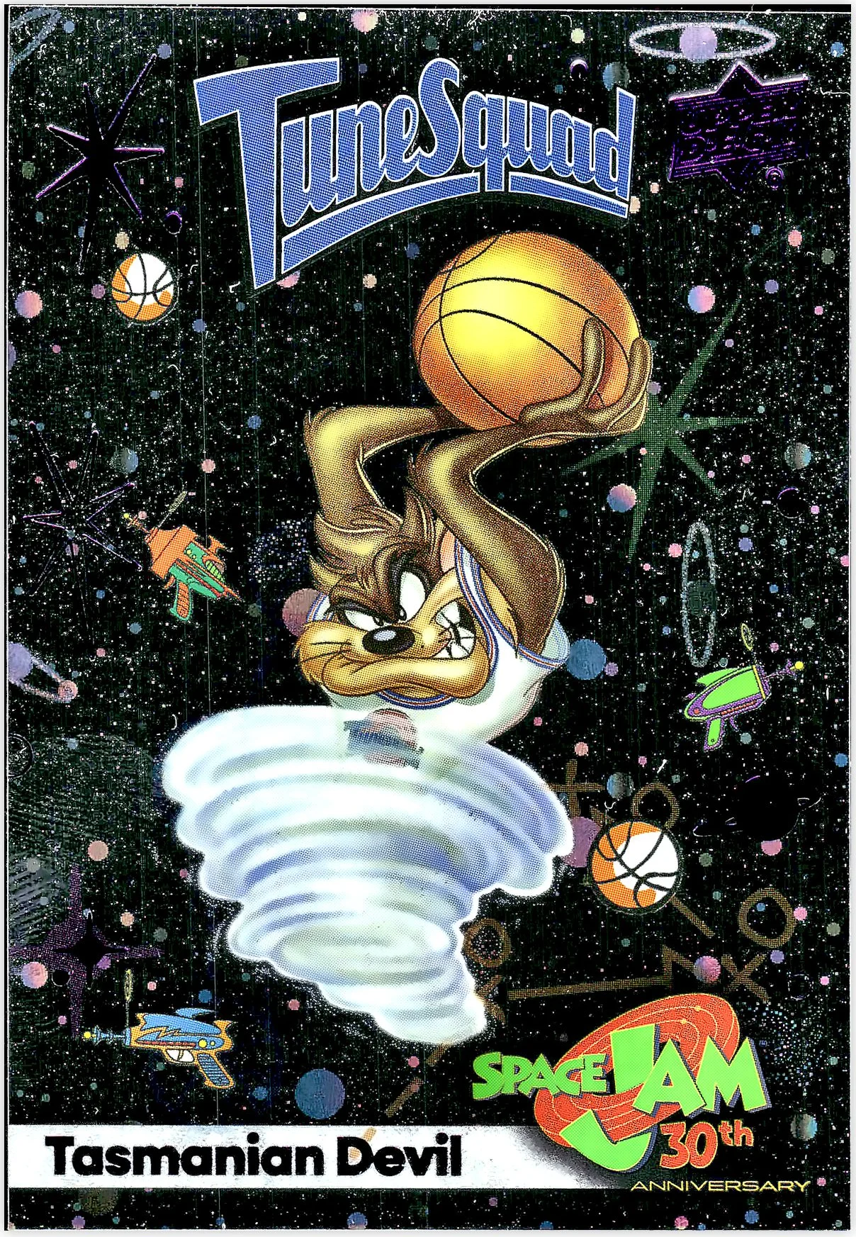 Tasmanian Devil #4 Cosmos 2026 Space Jam 30th Anniversary trading card - Front