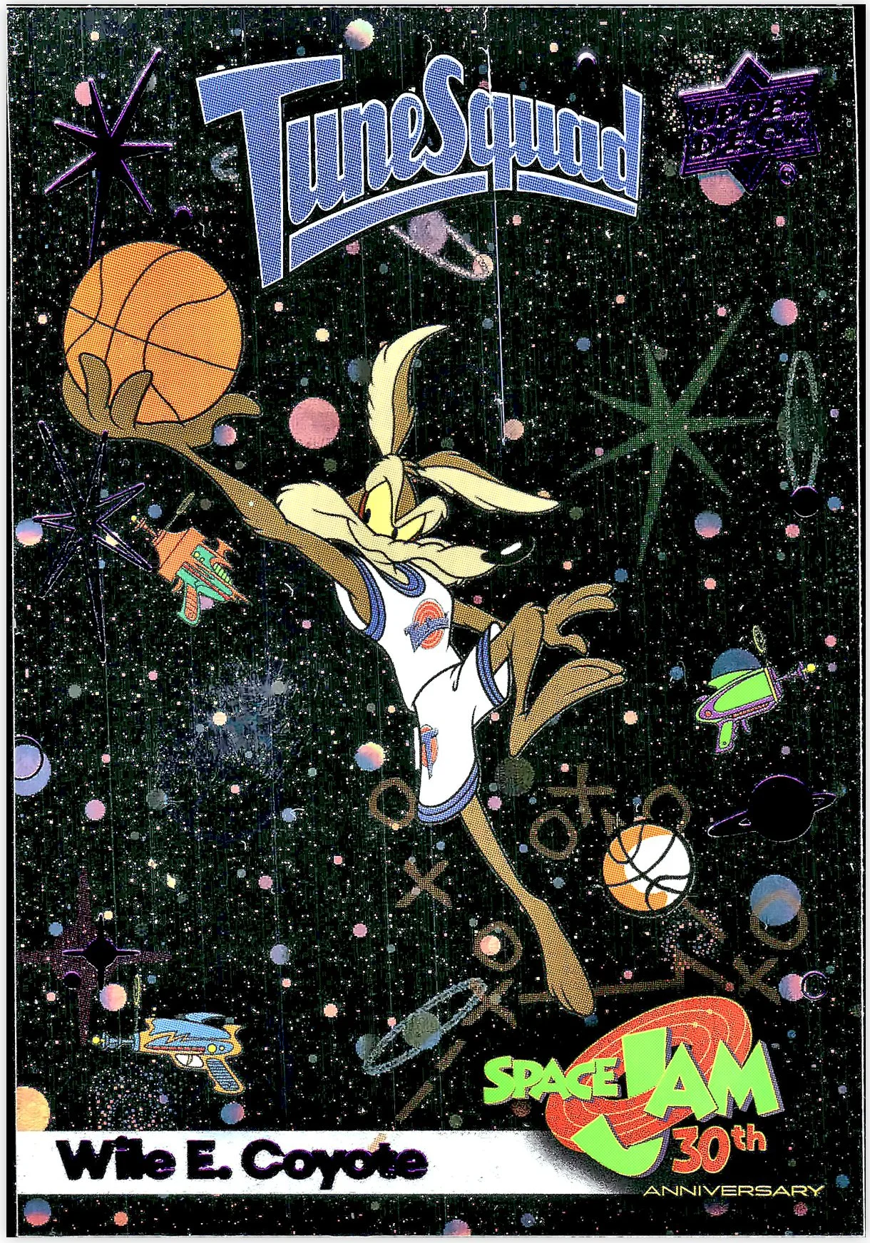 Wile E. Coyote #2 Cosmos 2026 Space Jam 30th Anniversary trading card - Front