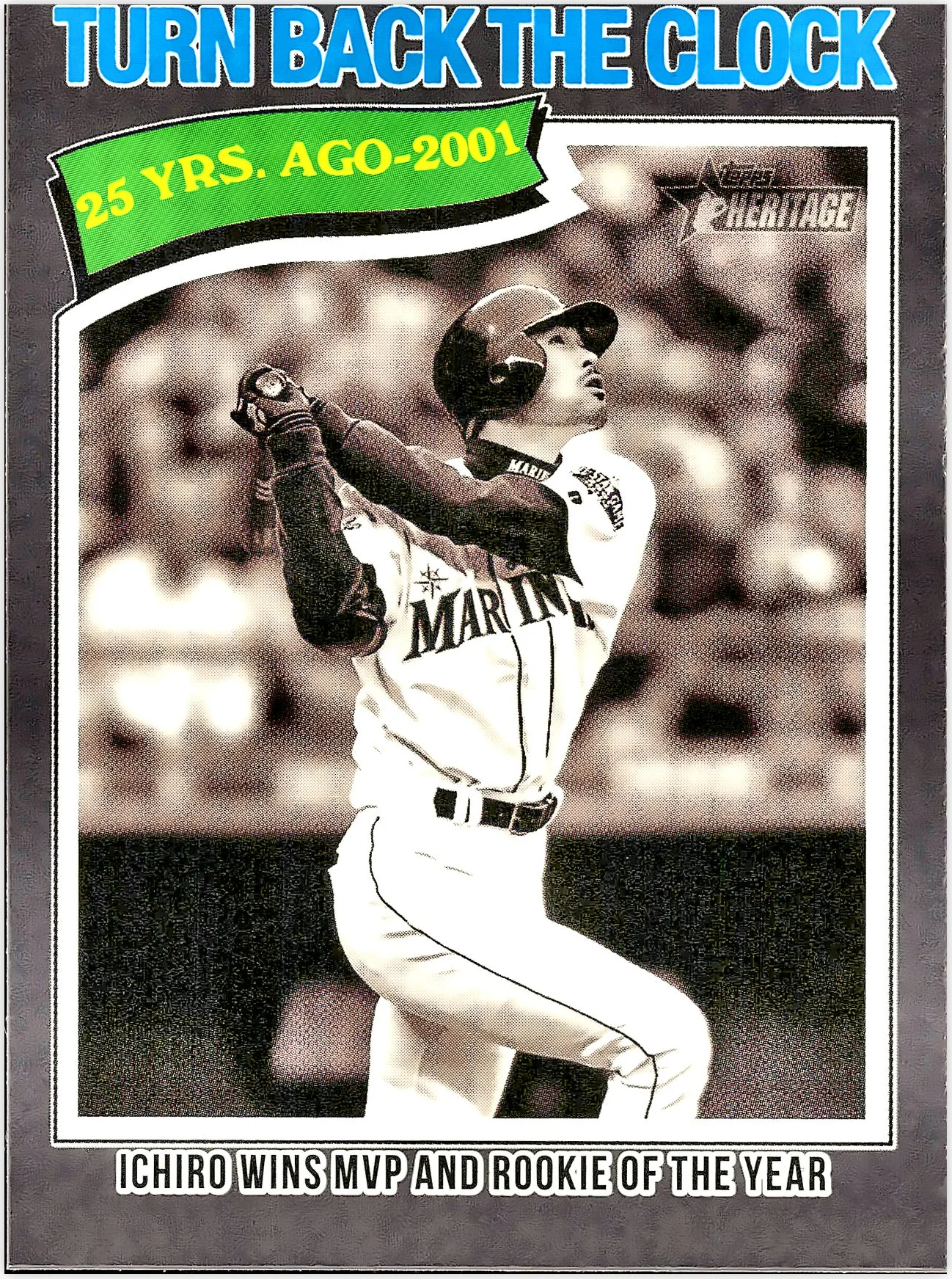 Ichiro Suzuki #337 Dark Gray Bordered 2026 Heritage baseball card - Front