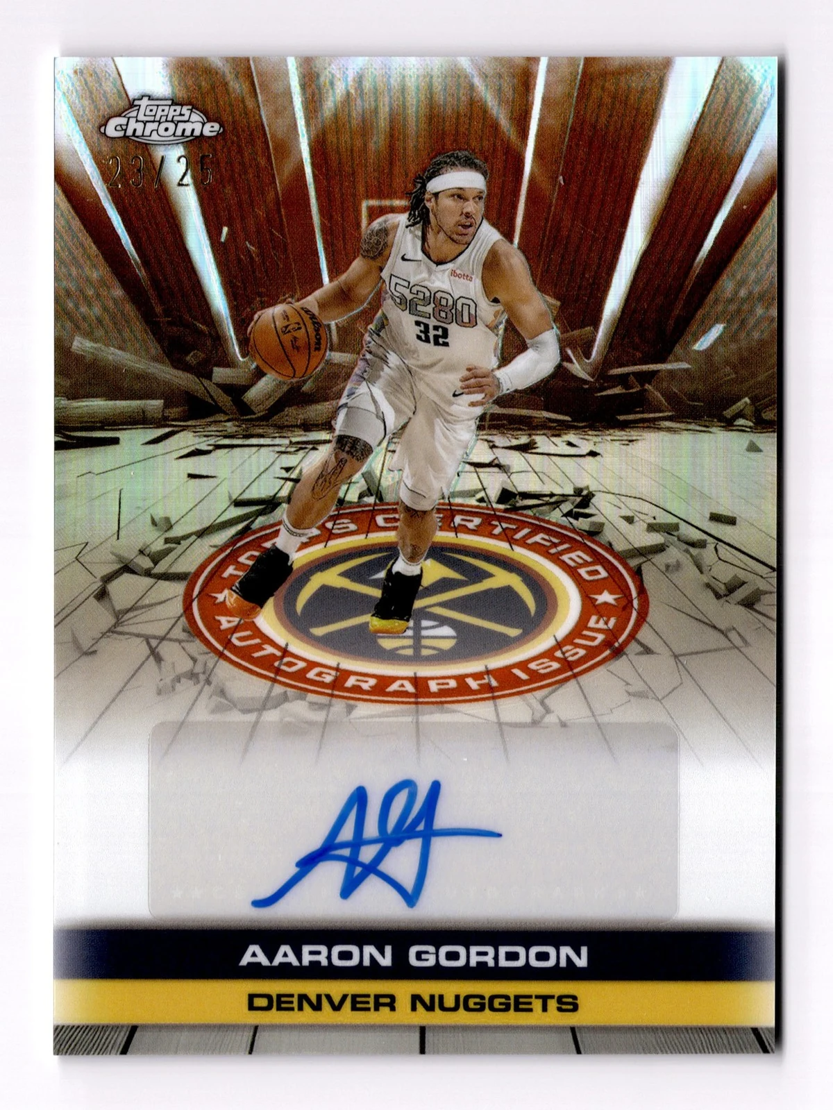 Aaron Gordon 2025-26 Topps Chrome card
