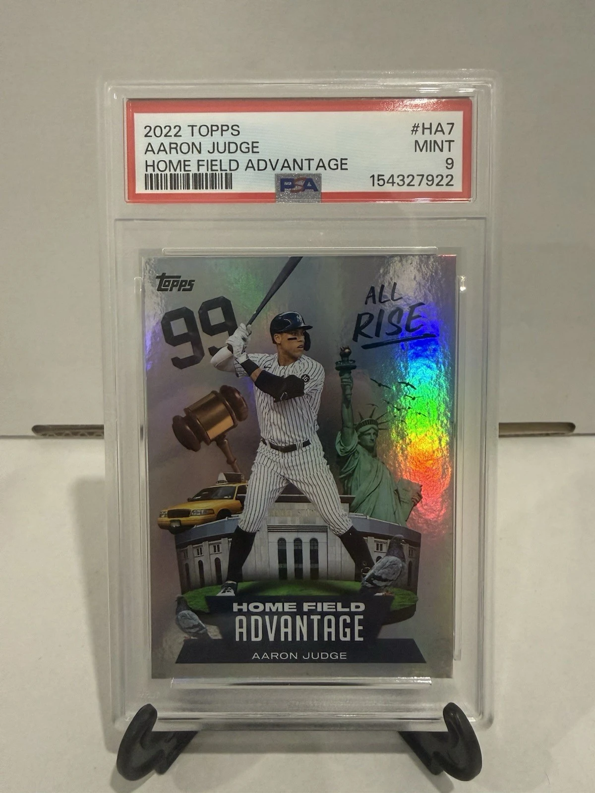 Aaron Judge #HA-7 2022 Topps Baseball Home Field Advantage front