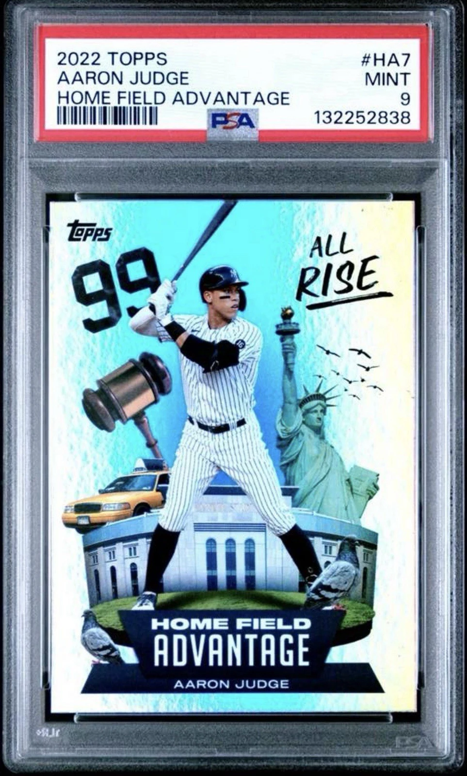 Aaron Judge #HA-7 2022 Topps Baseball Home Field Advantage front