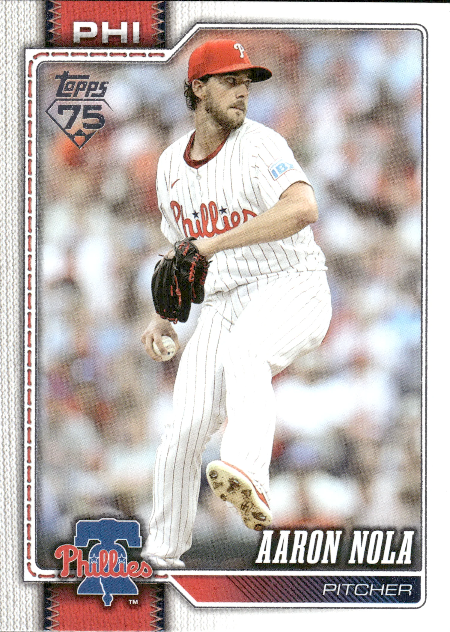 Aaron Nola #463 2026 Topps Series 2 Baseball baseball card - Front