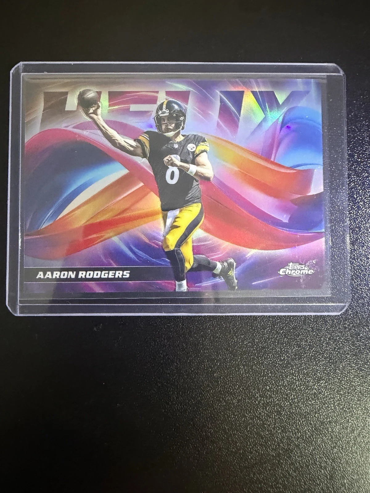 Aaron Rodgers 2025 Topps Chrome Football card