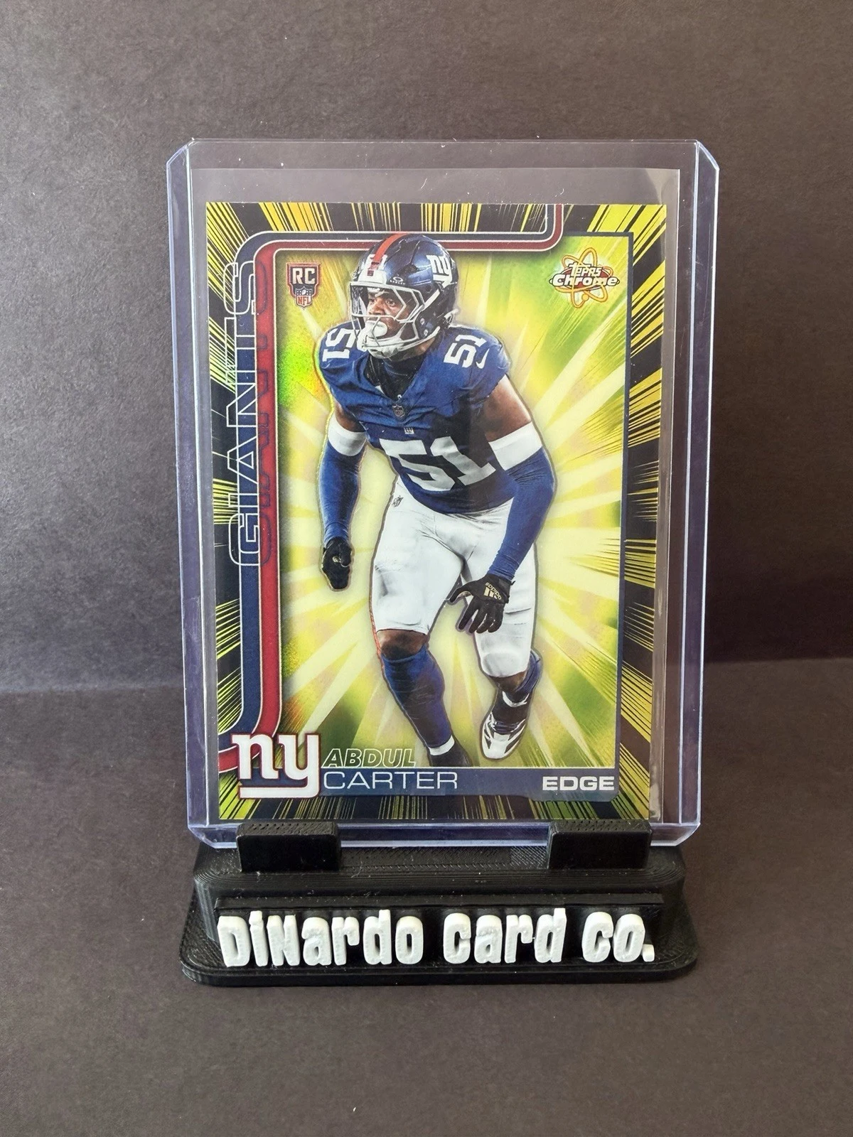 Abdul Carter 2025 Topps Chrome Football card