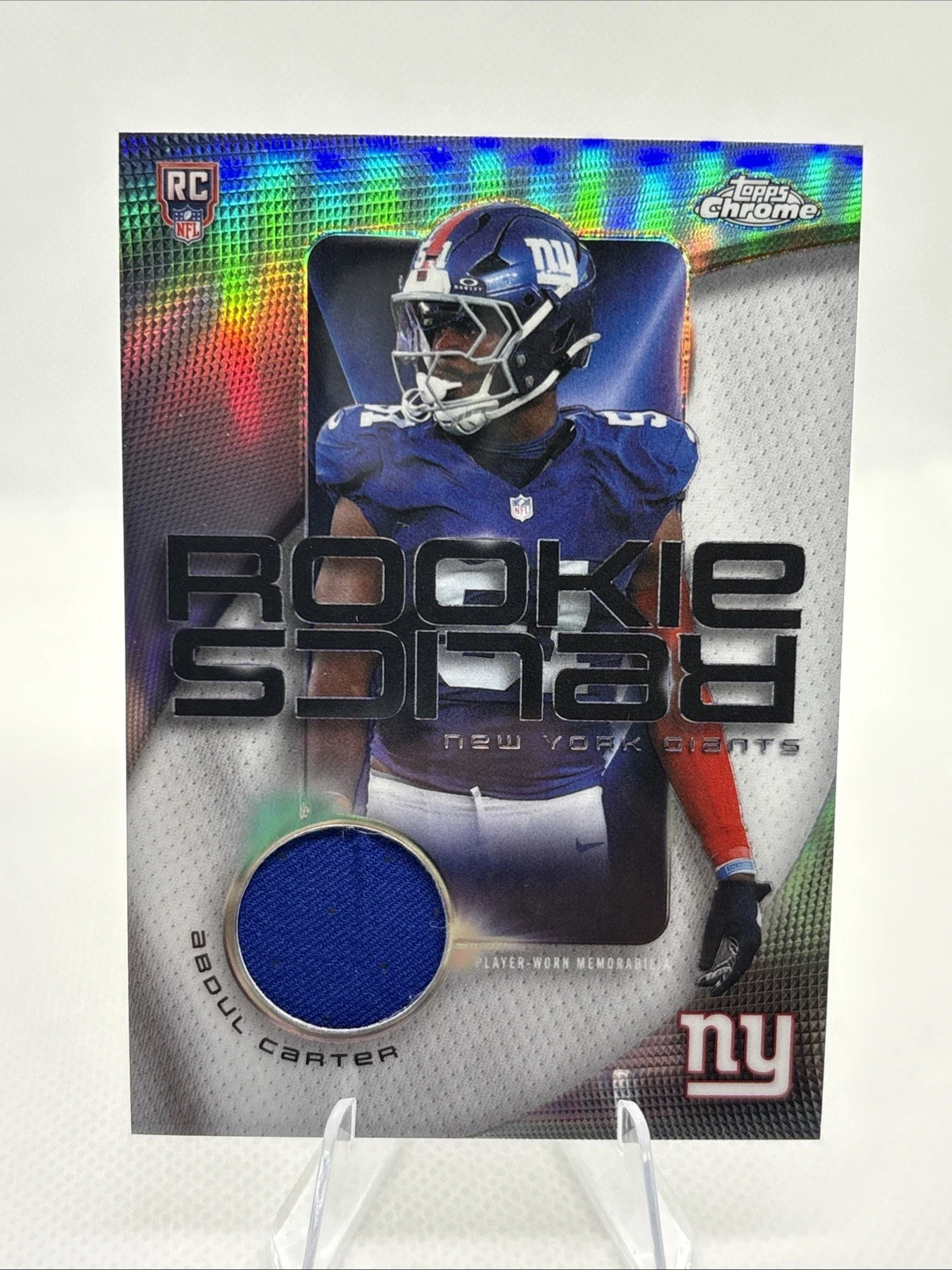 Abdul Carter 2025 Topps Chrome Football card
