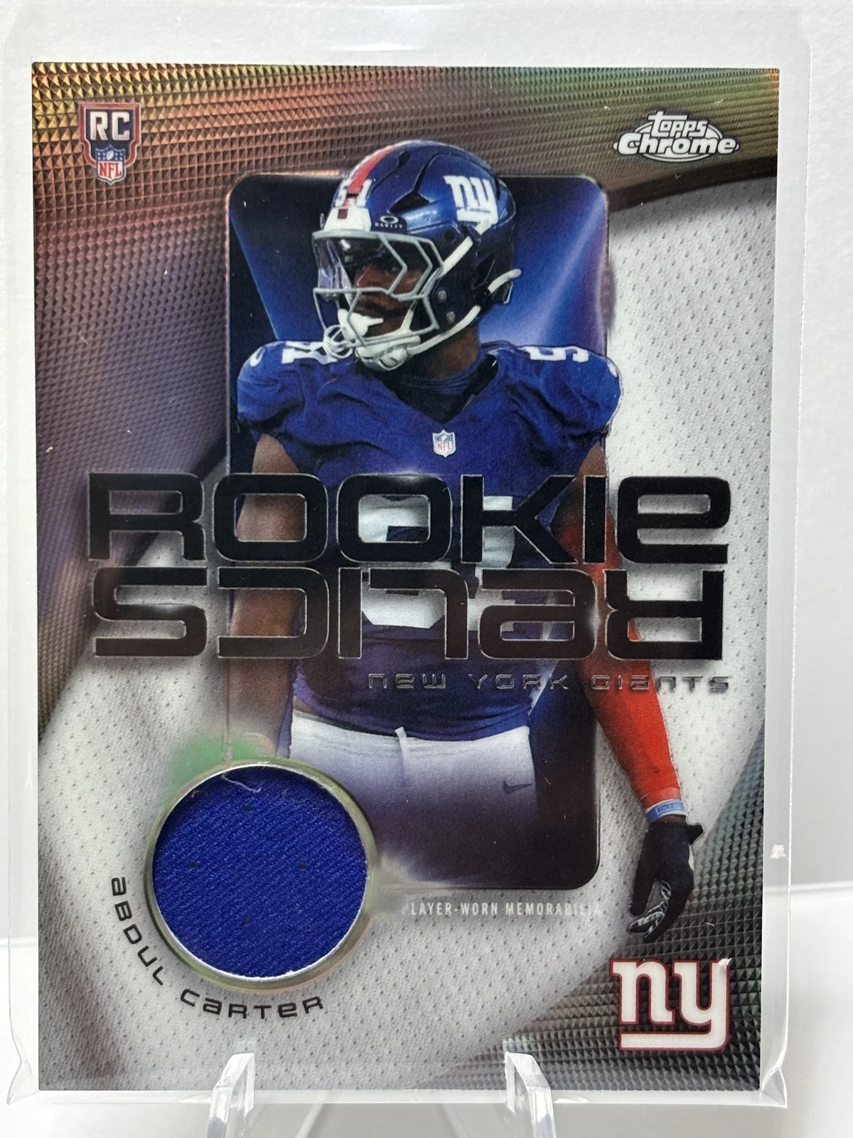 Abdul Carter 2025 Topps Chrome Football card