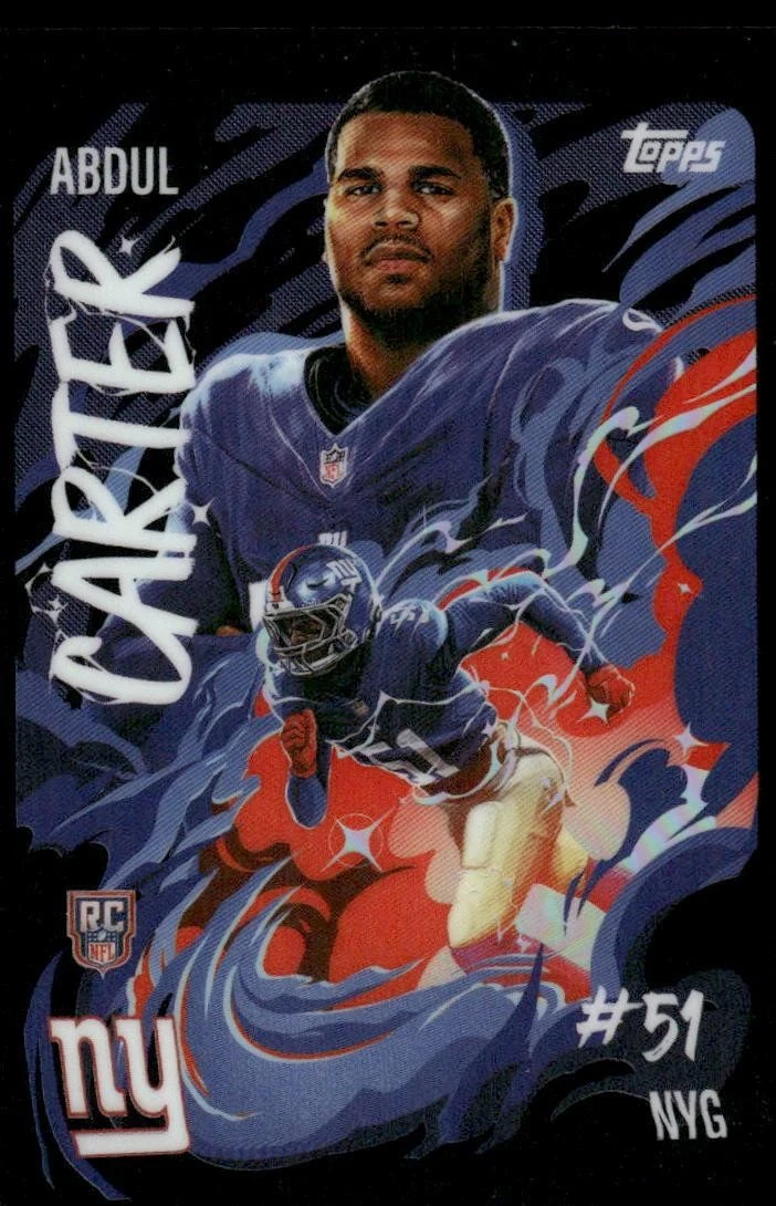 Abdul Carter 2025 Topps Chrome Football card