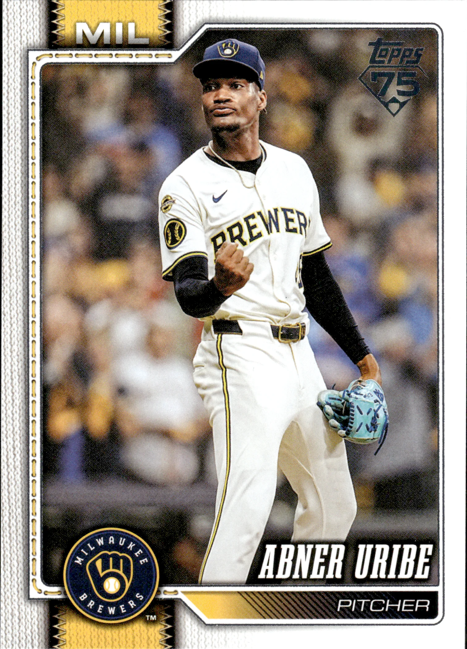 Abner Uribe #651 2026 Topps Series 2 Baseball baseball card - Front