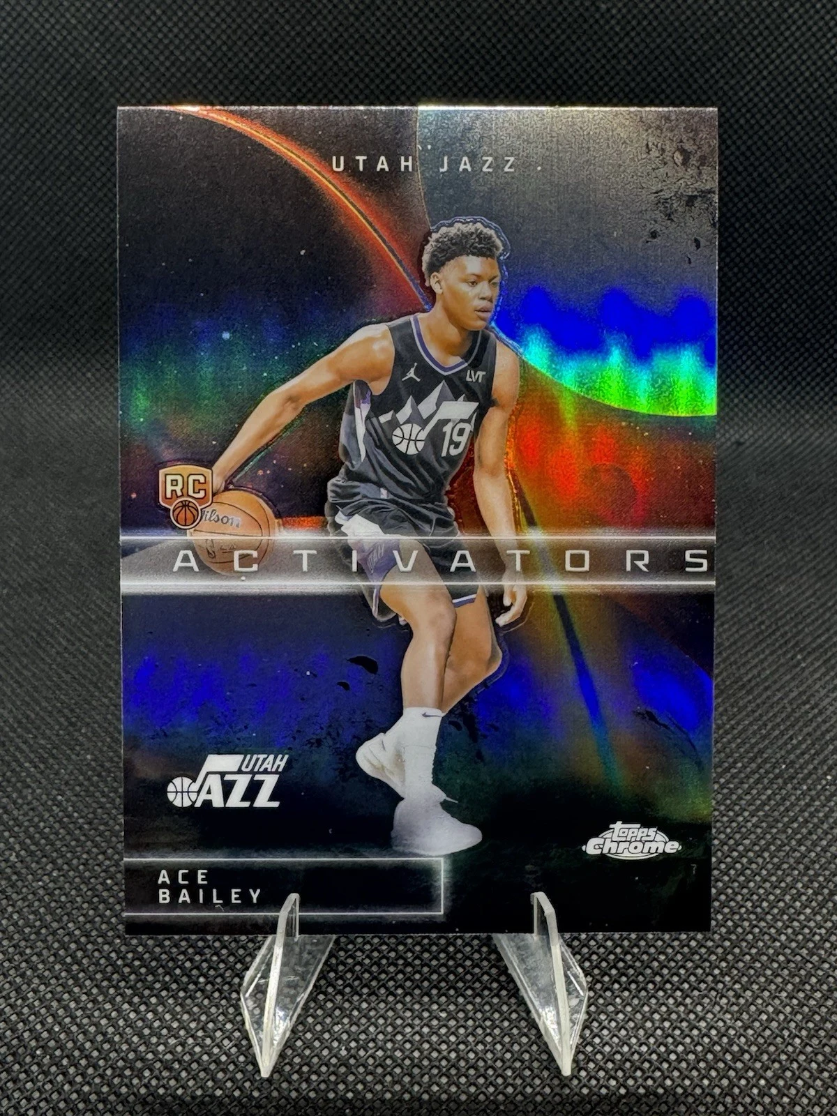 Ace Bailey 2025 Topps Chrome Basketball card