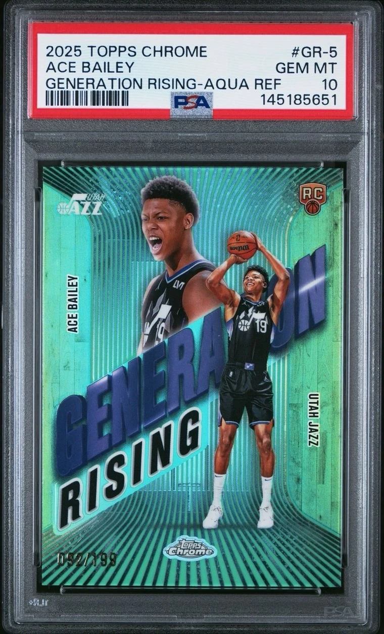 Ace Bailey 2025-26 Topps Chrome card
