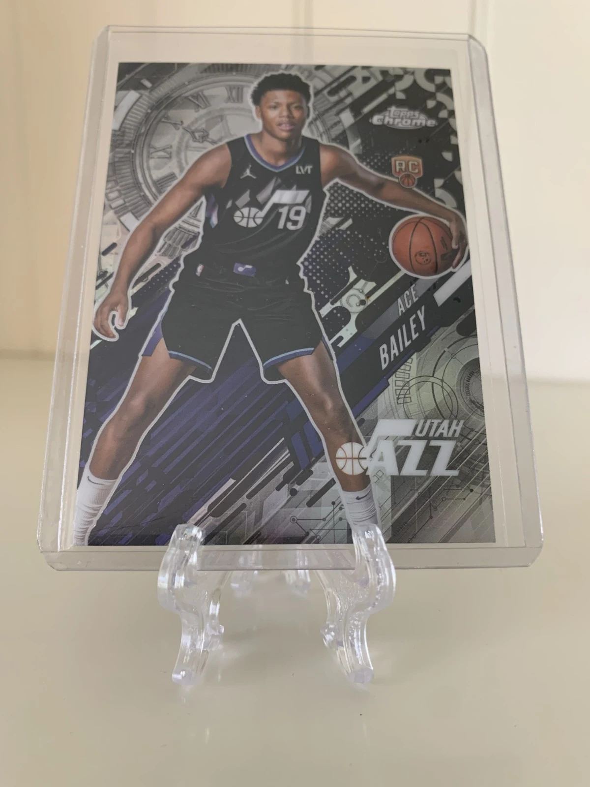 Ace Bailey 2025 Topps Chrome Basketball card