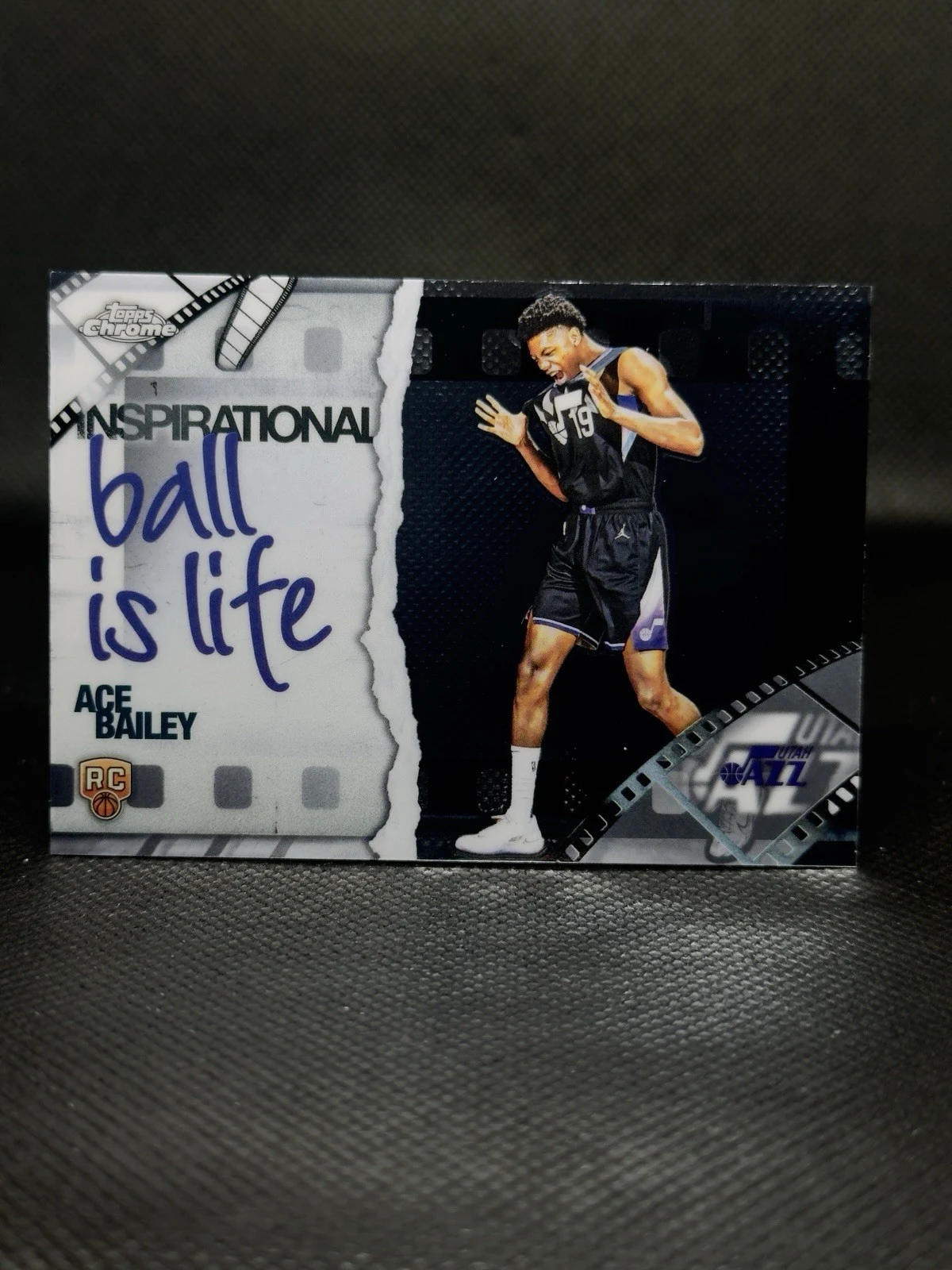 Ace Bailey 2025 Topps Chrome Basketball card