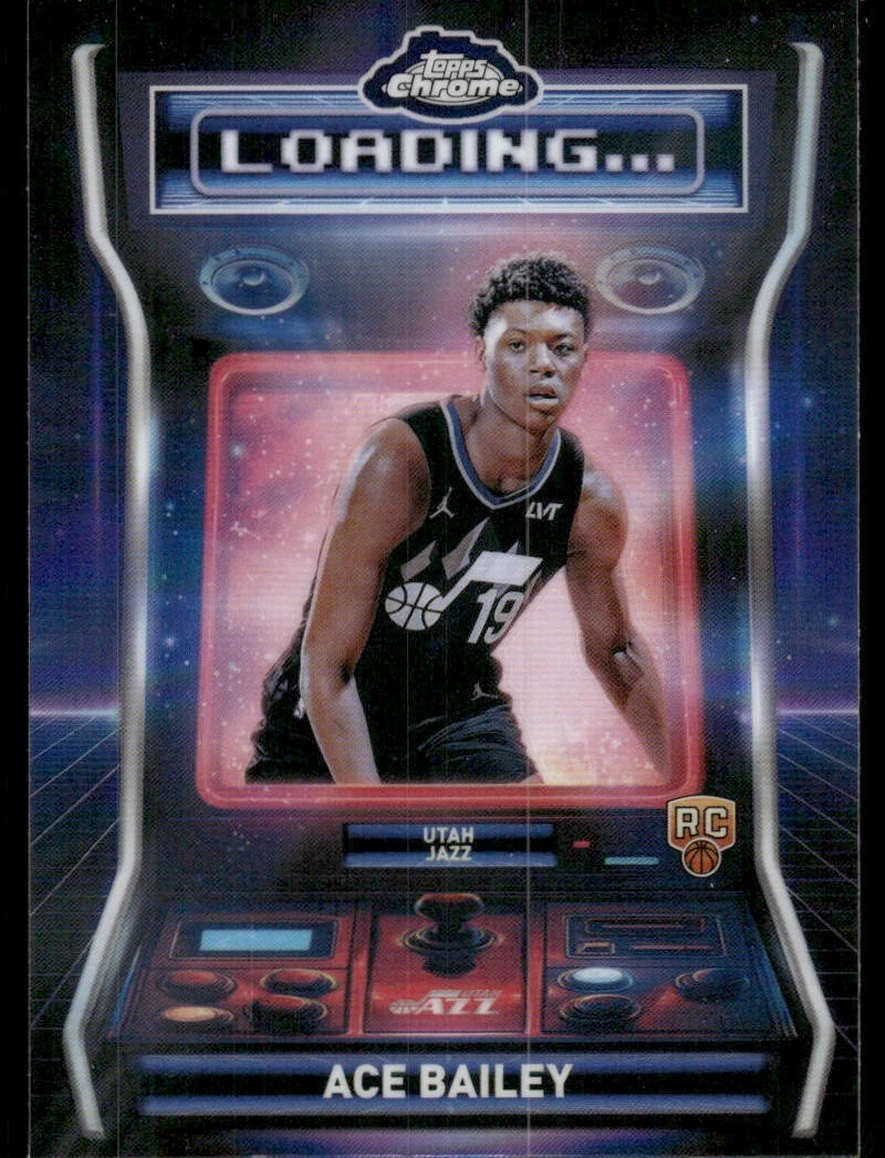 Ace Bailey 2025 Topps Chrome Basketball card