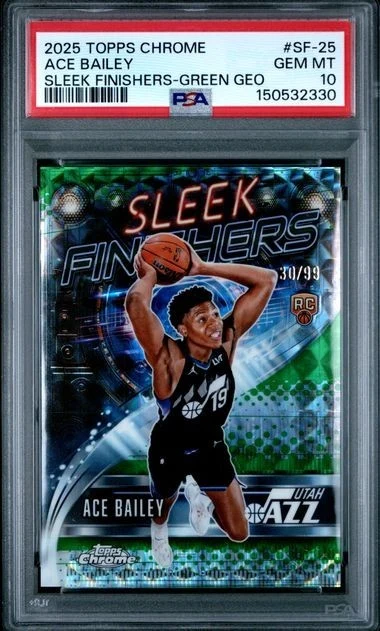 Ace Bailey 2025-26 Topps Chrome card