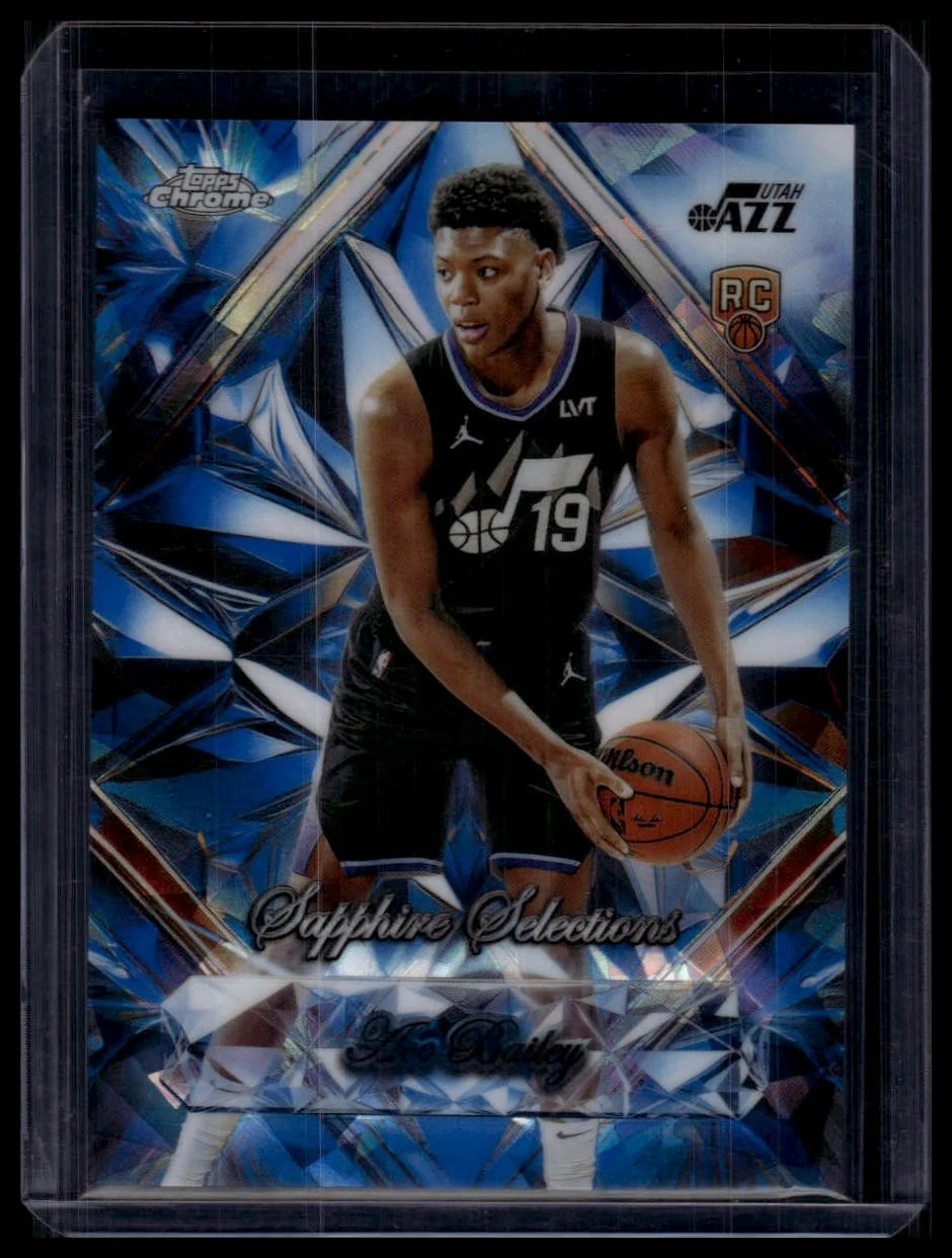 Ace Bailey 2025 Topps Chrome Basketball card