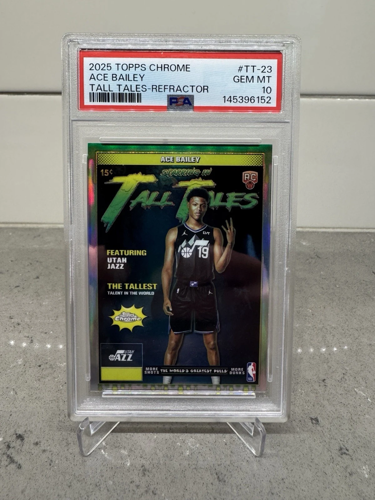 Ace Bailey 2025-26 Topps Chrome card