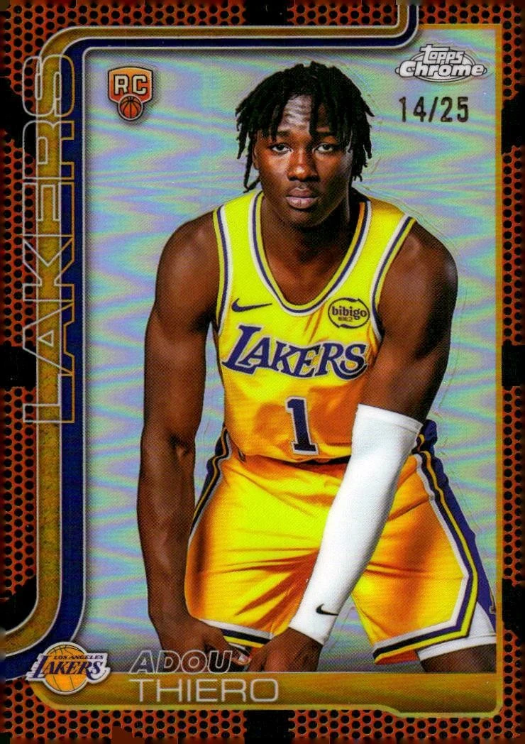 Adou Thiero 2025-26 Topps Chrome card
