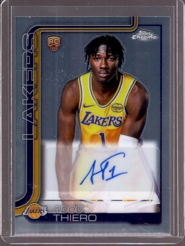 Adou Thiero 2025-26 Topps Chrome card