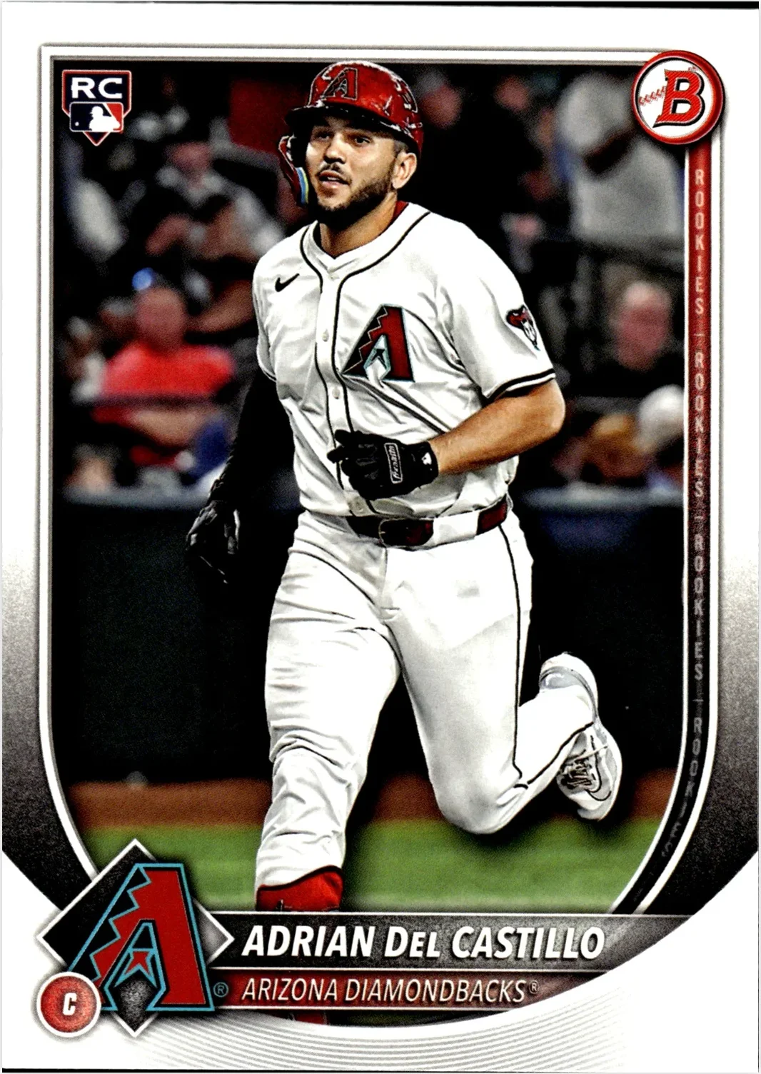 Adrian Del Castillo 2025 Bowman #4 baseball rookie card - Front