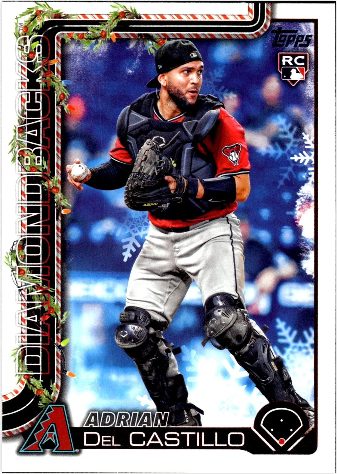 Adrian Del Castillo 2025 Topps Holiday #HC181 baseball card - Front