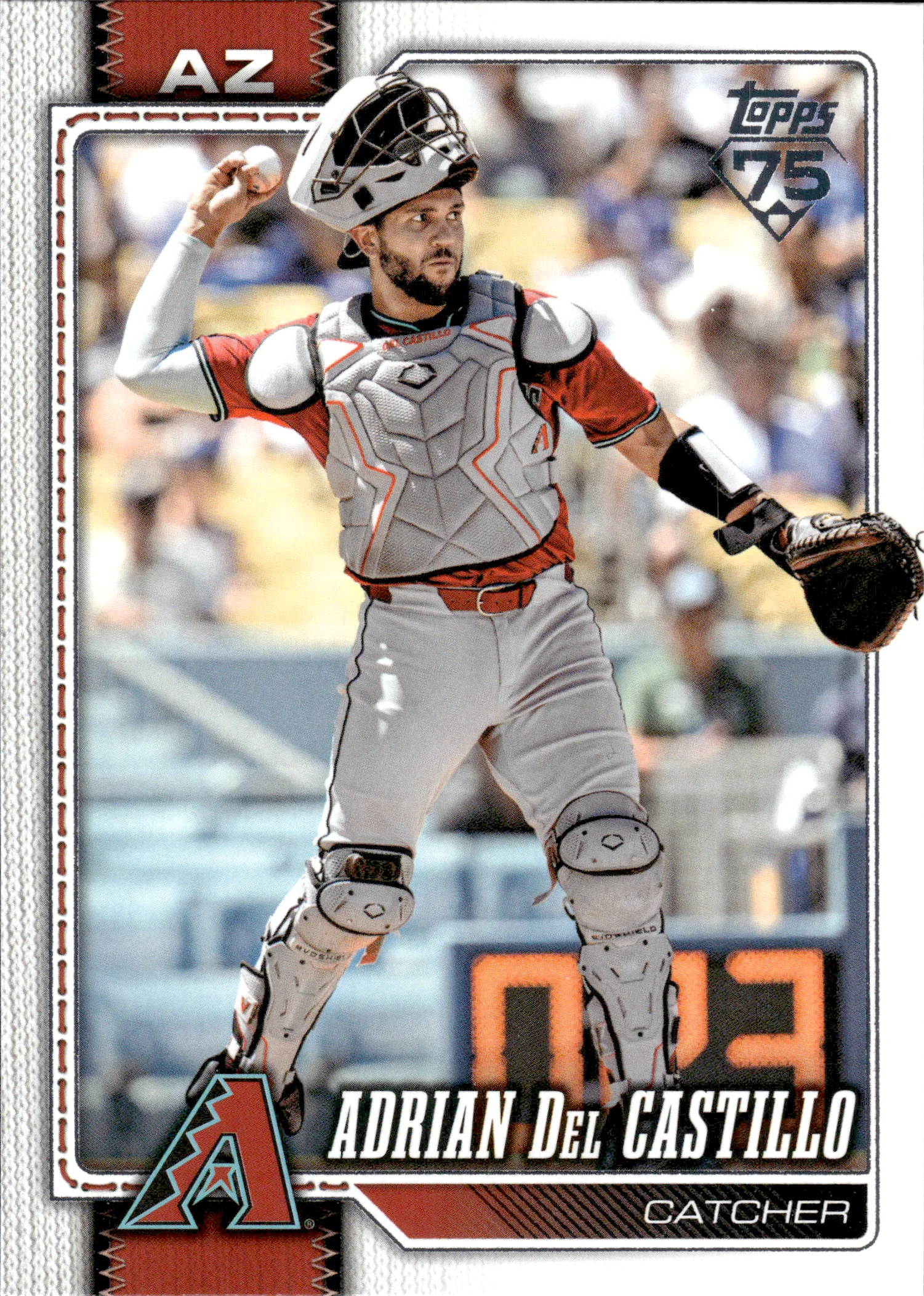 Adrian Del Castillo #460 2026 Topps Series 2 baseball card - Front