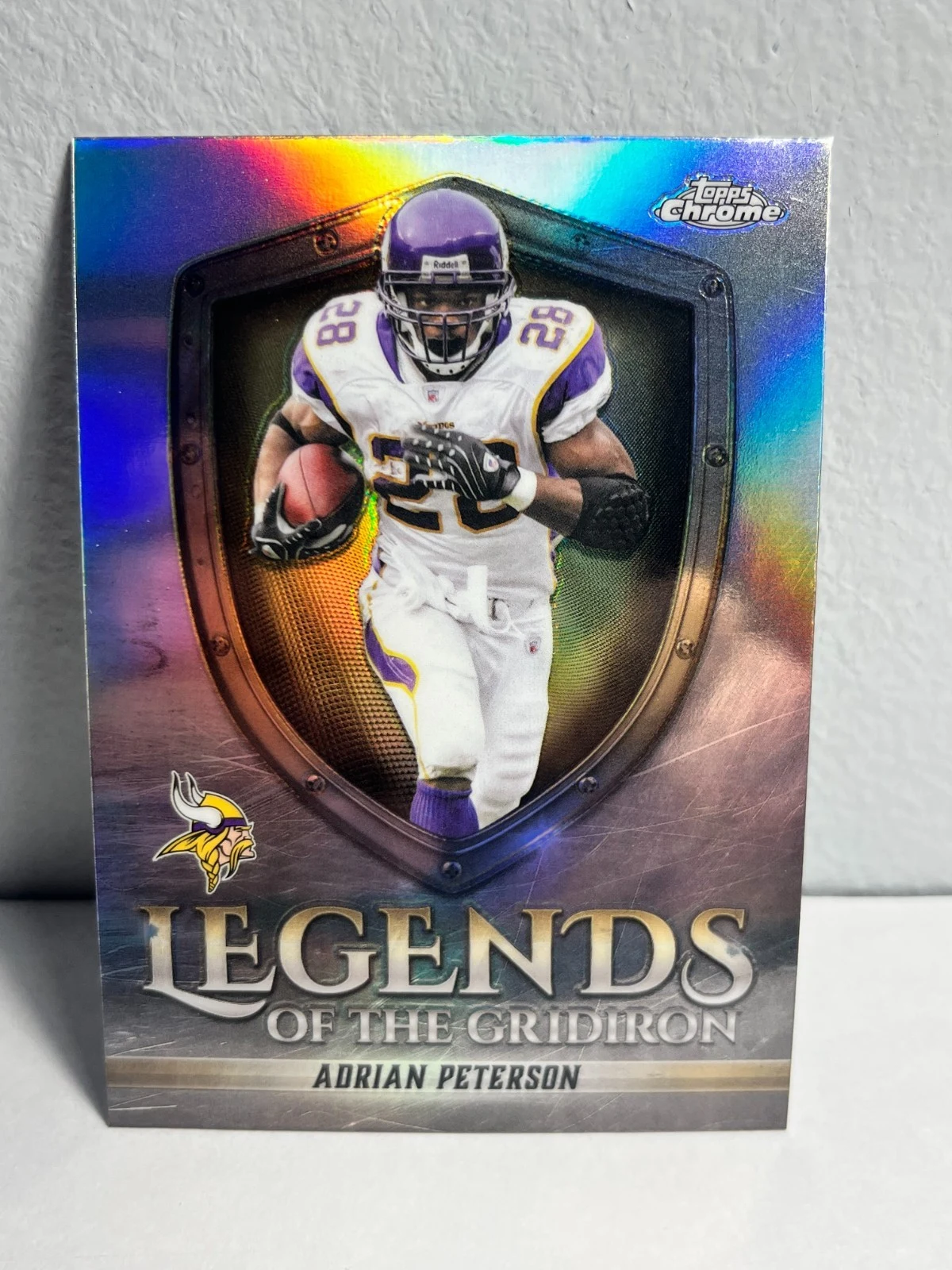 Adrian Peterson 2025 Topps Chrome Football card