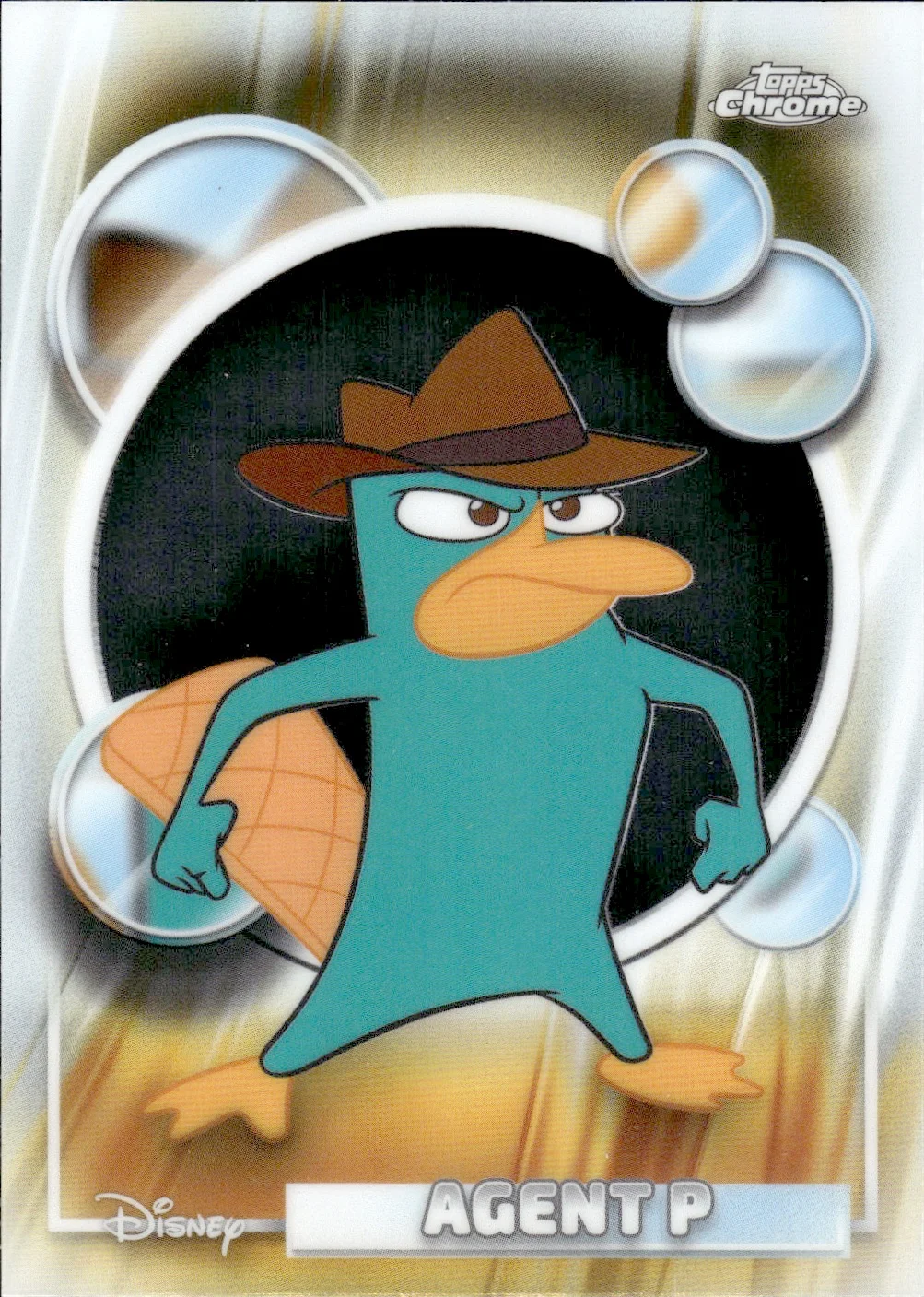 Agent P #117 2026 Topps Chrome Disney trading card - Front
