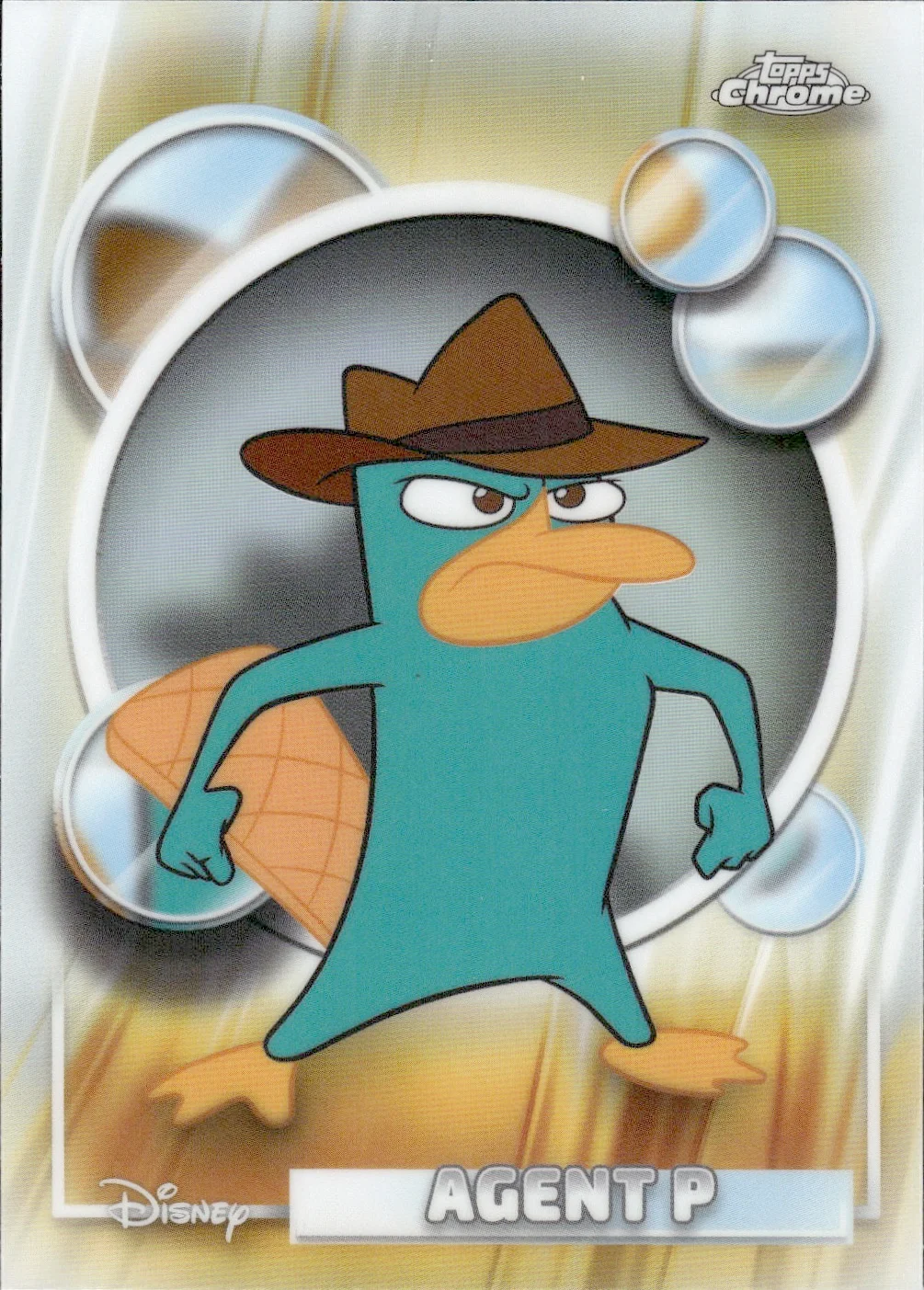 Agent P #117 Refractor 2026 Topps Chrome Disney trading card - Front