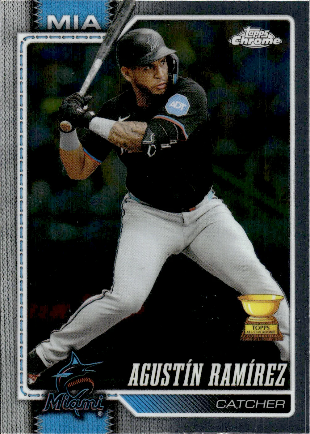 Agustin Ramirez #222 2026 Topps Chrome Baseball baseball card - Front
