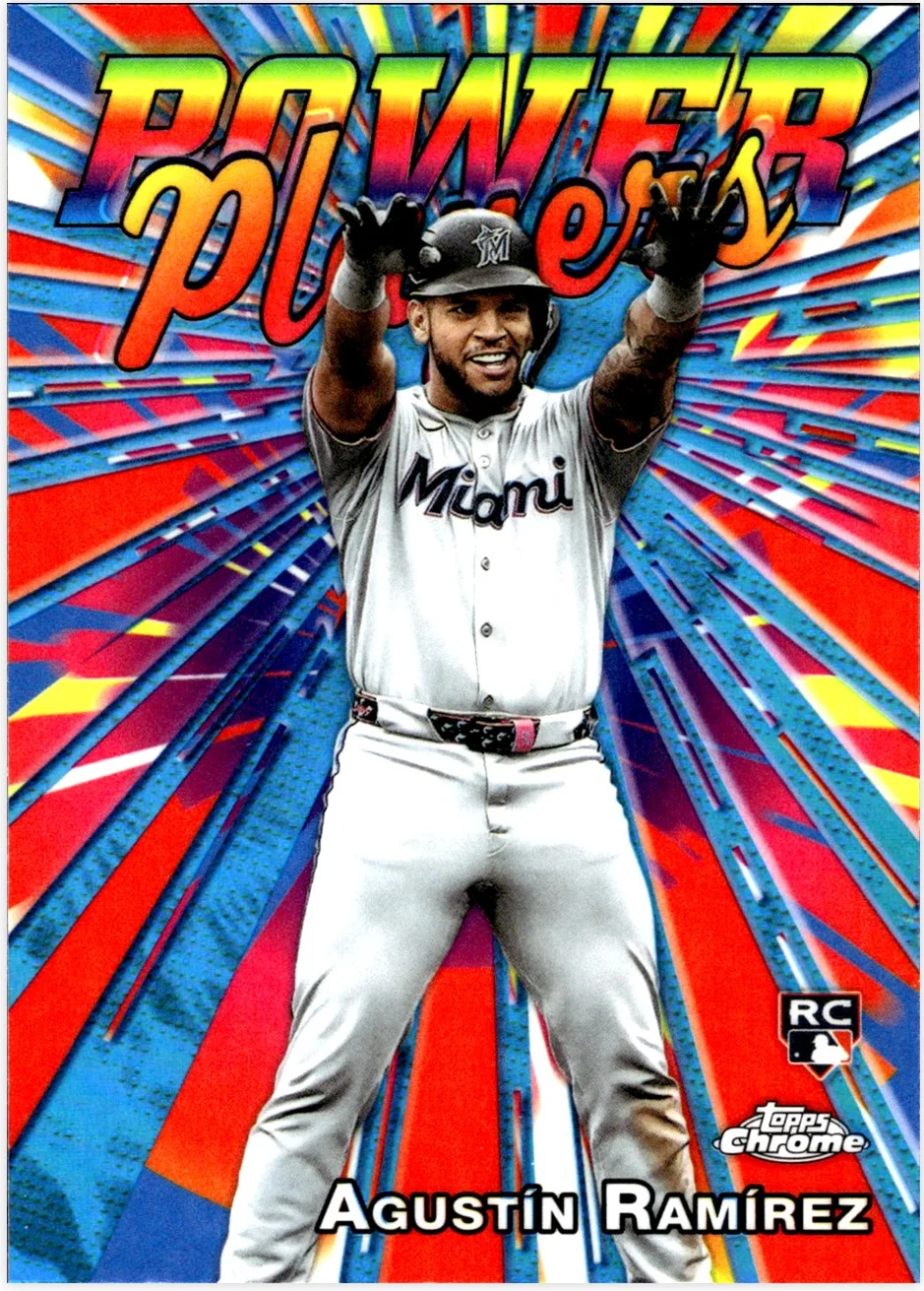 Agustín Ramírez 2025 Topps Chrome Update #PP-29 Power Players baseball card - Front