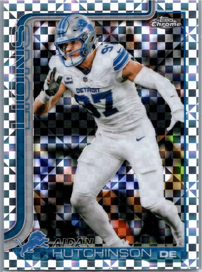 Aidan Hutchinson 2025 Topps Chrome Football card