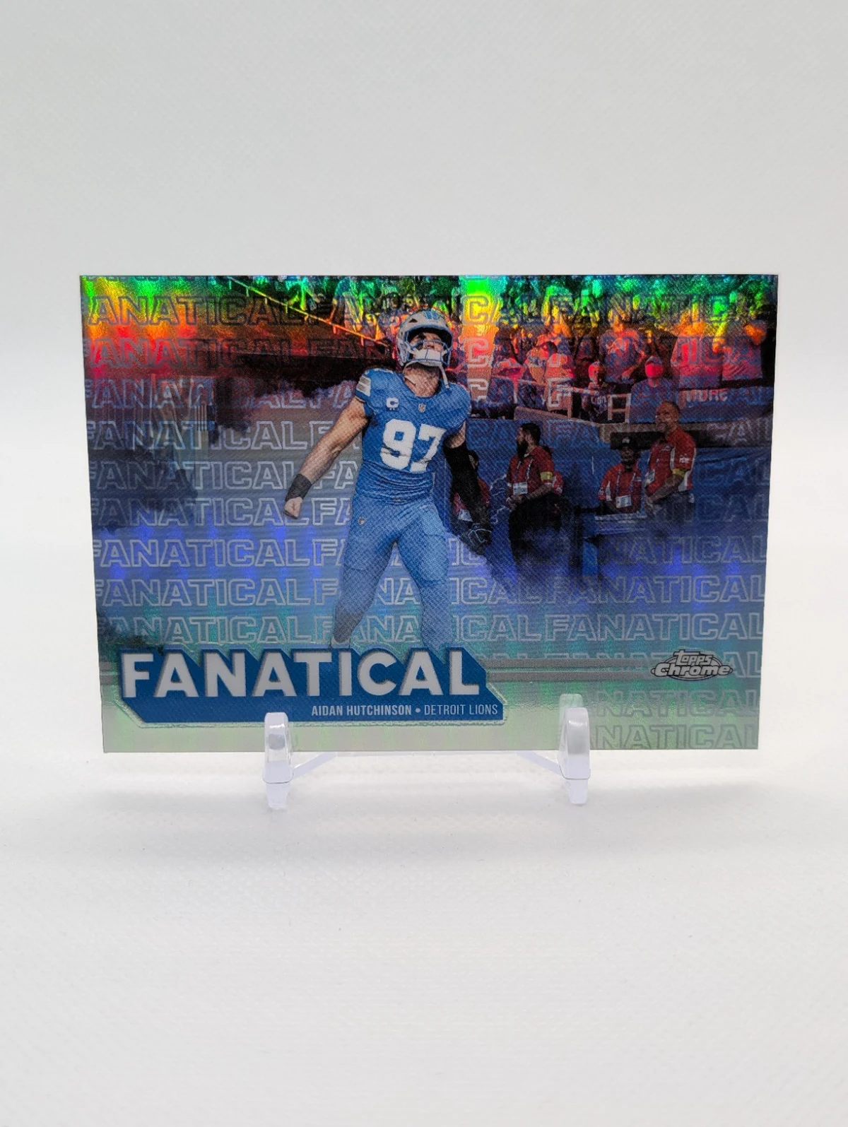 Aidan Hutchinson 2025 Topps Chrome Football card