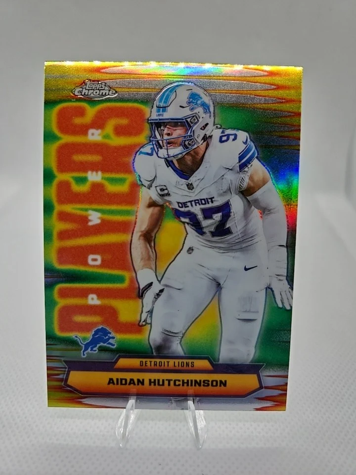 Aidan Hutchinson 2025 Topps Chrome Football card
