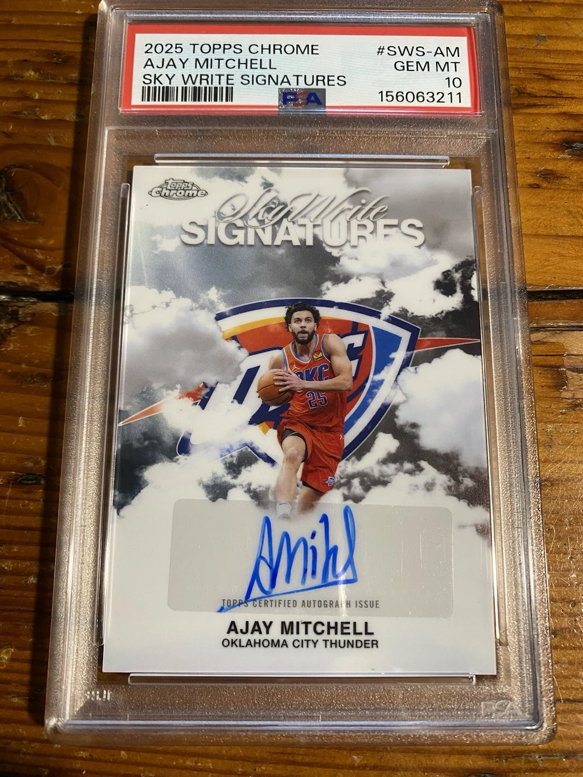 Ajay Mitchell 2025 Topps Chrome Basketball card