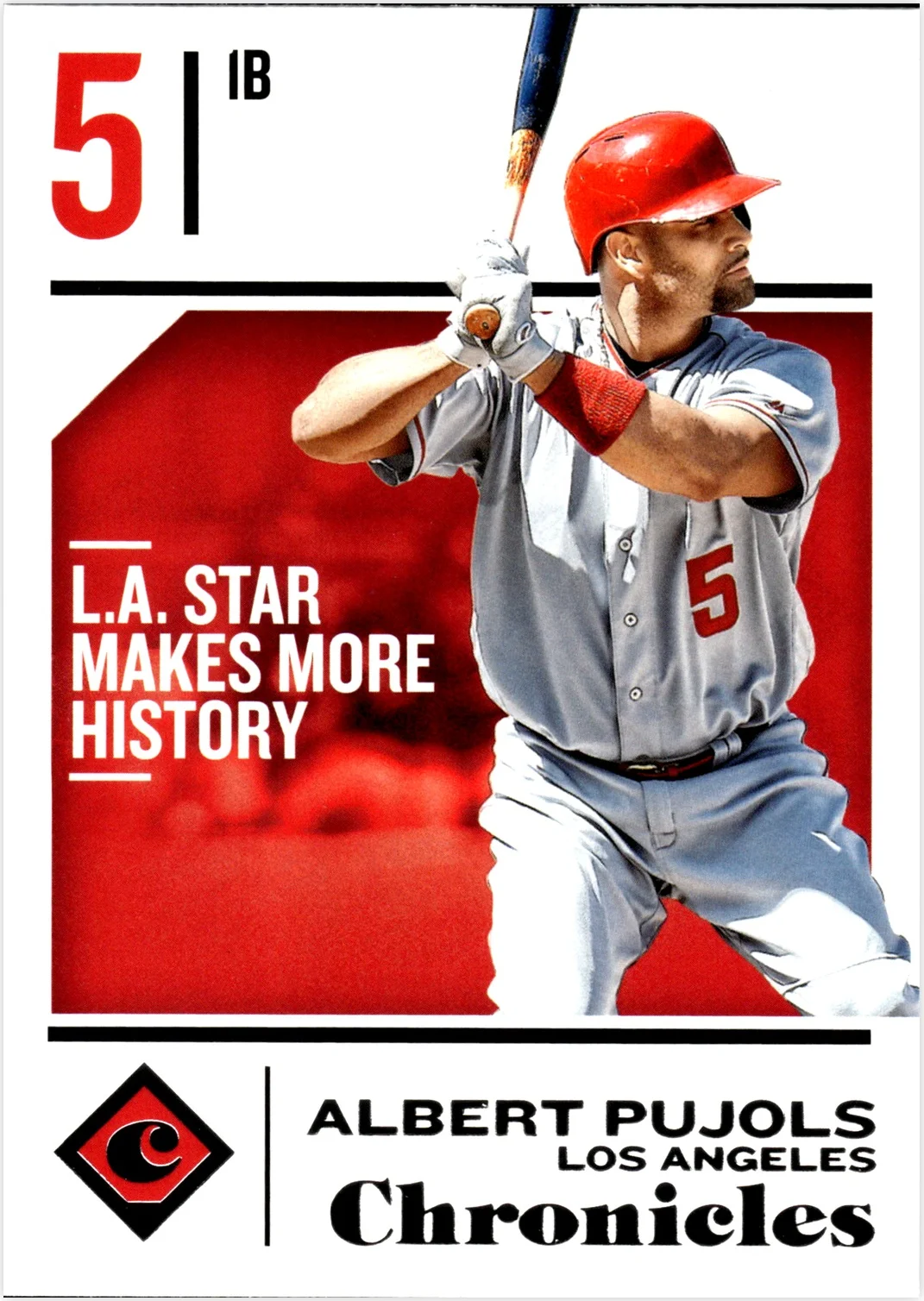 Albert Pujols 2018 Panini Chronicles #51 baseball card - Front