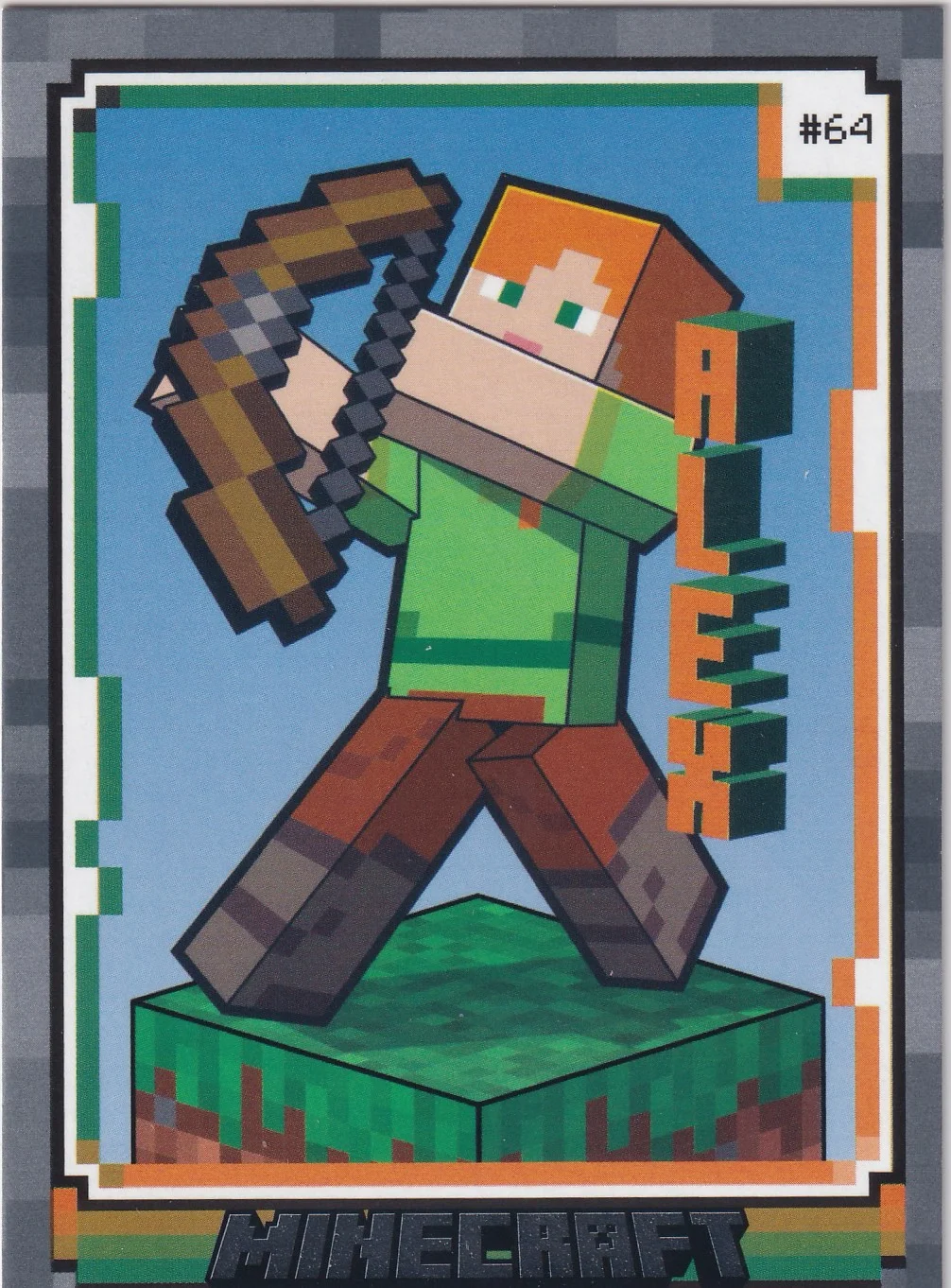 Alex 2024 Minecraft #64 Character trading card - Front