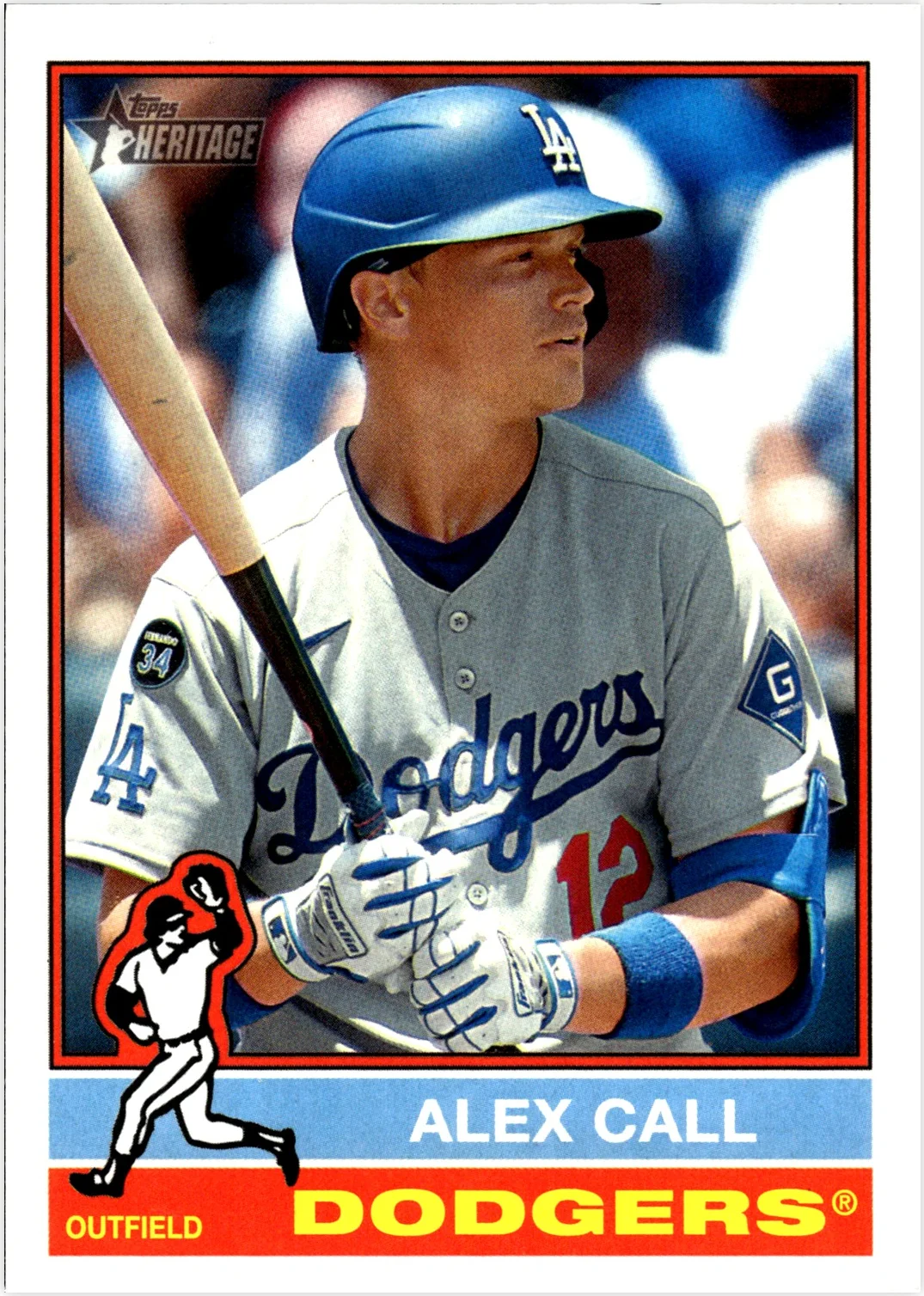 Alex Call 2025 Heritage High Number #577 baseball card - Front