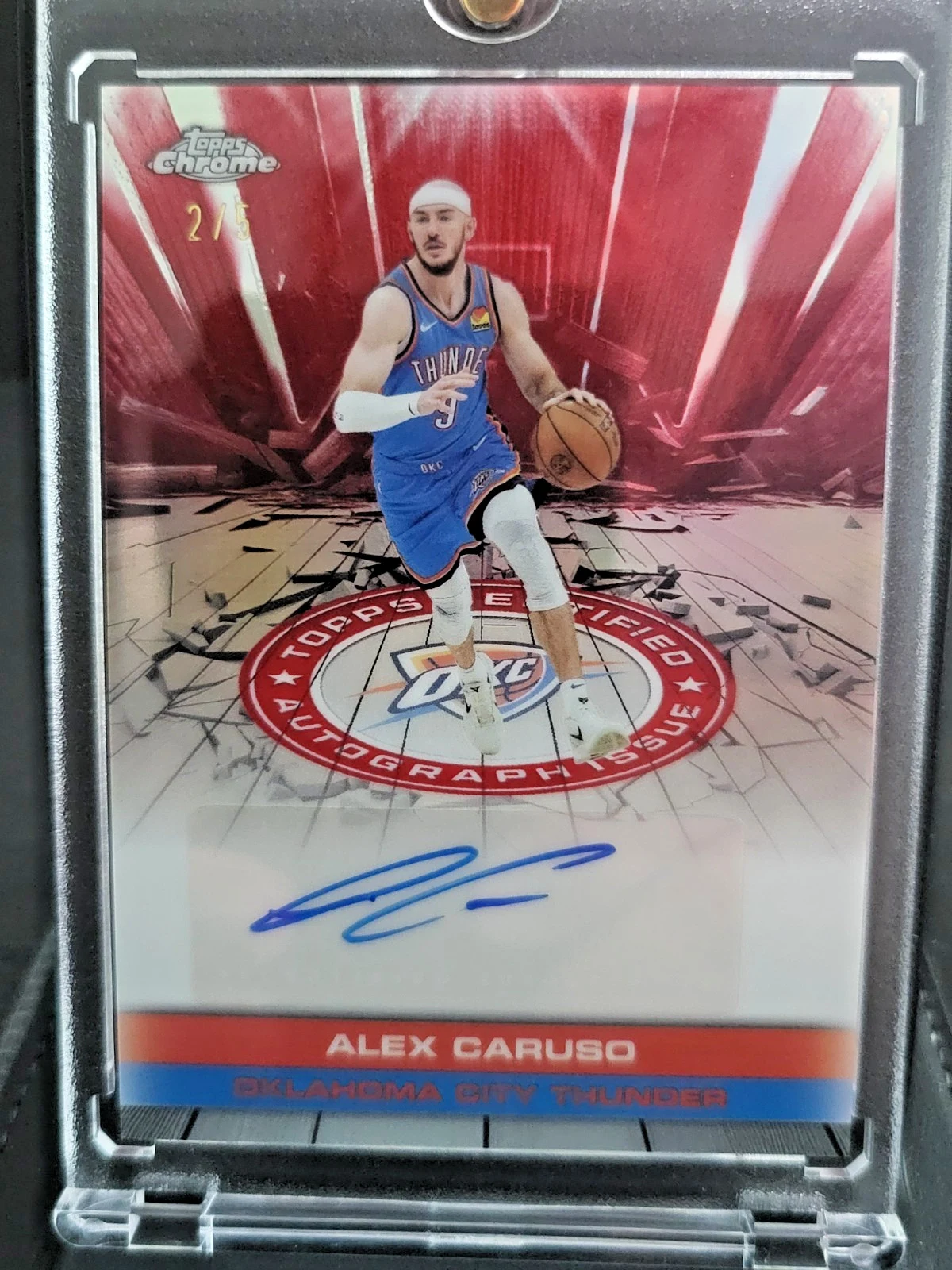 Alex Caruso 2025 Topps Chrome Basketball card